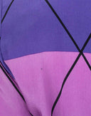 Vestito chemisier viola anni '80 