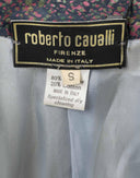 Roberto Cavalli - Giacca colorata in pelle anni '90 