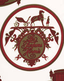 Hermes - Foulard da taschino 'Les Parfums' bordeaux 