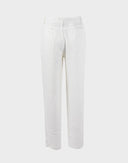 Fendi - Pantaloni in lino bianchi anni '90 