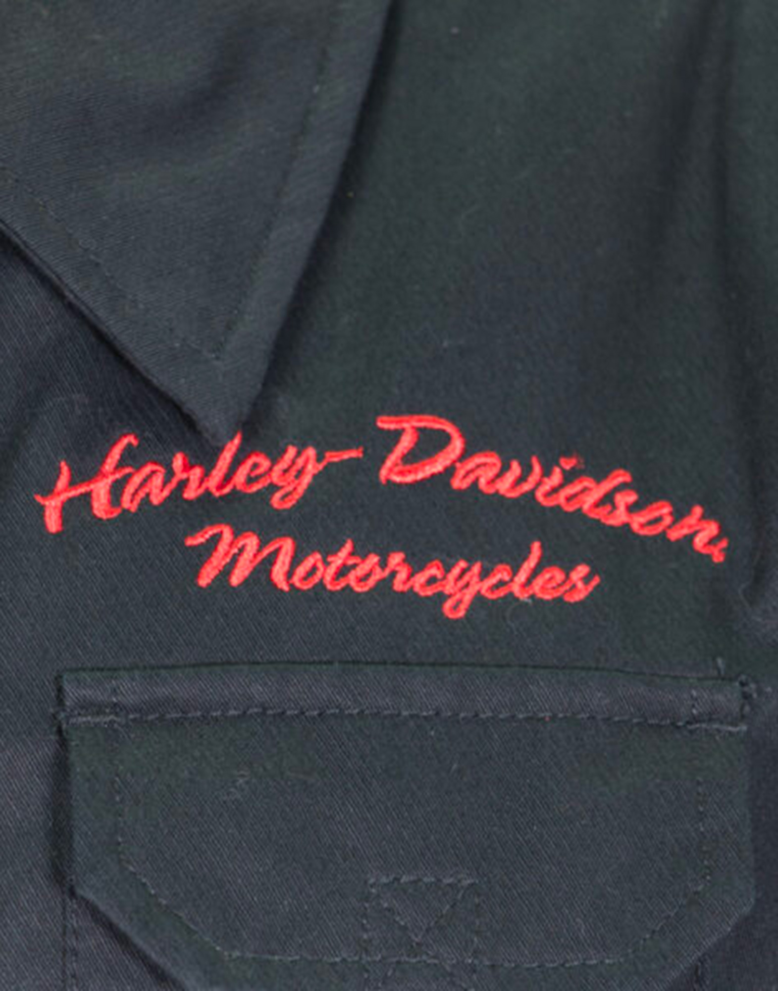 Harley Davidson - Giubbotto in cotone nero