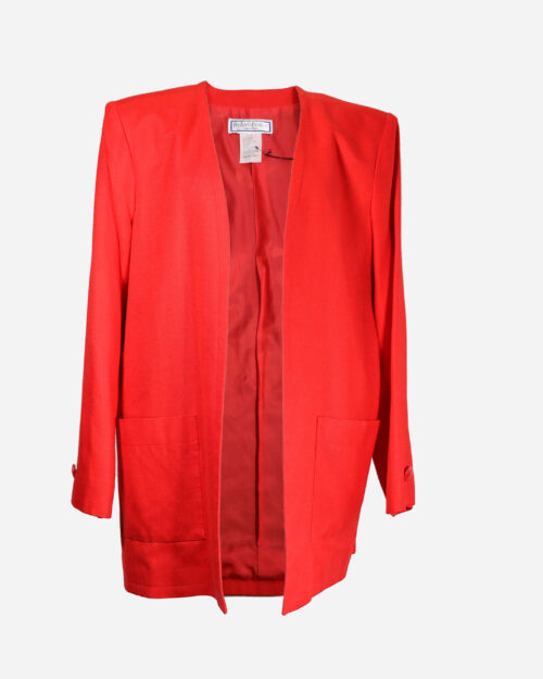 Yves Saint Laurent - Giacca in lana rossa