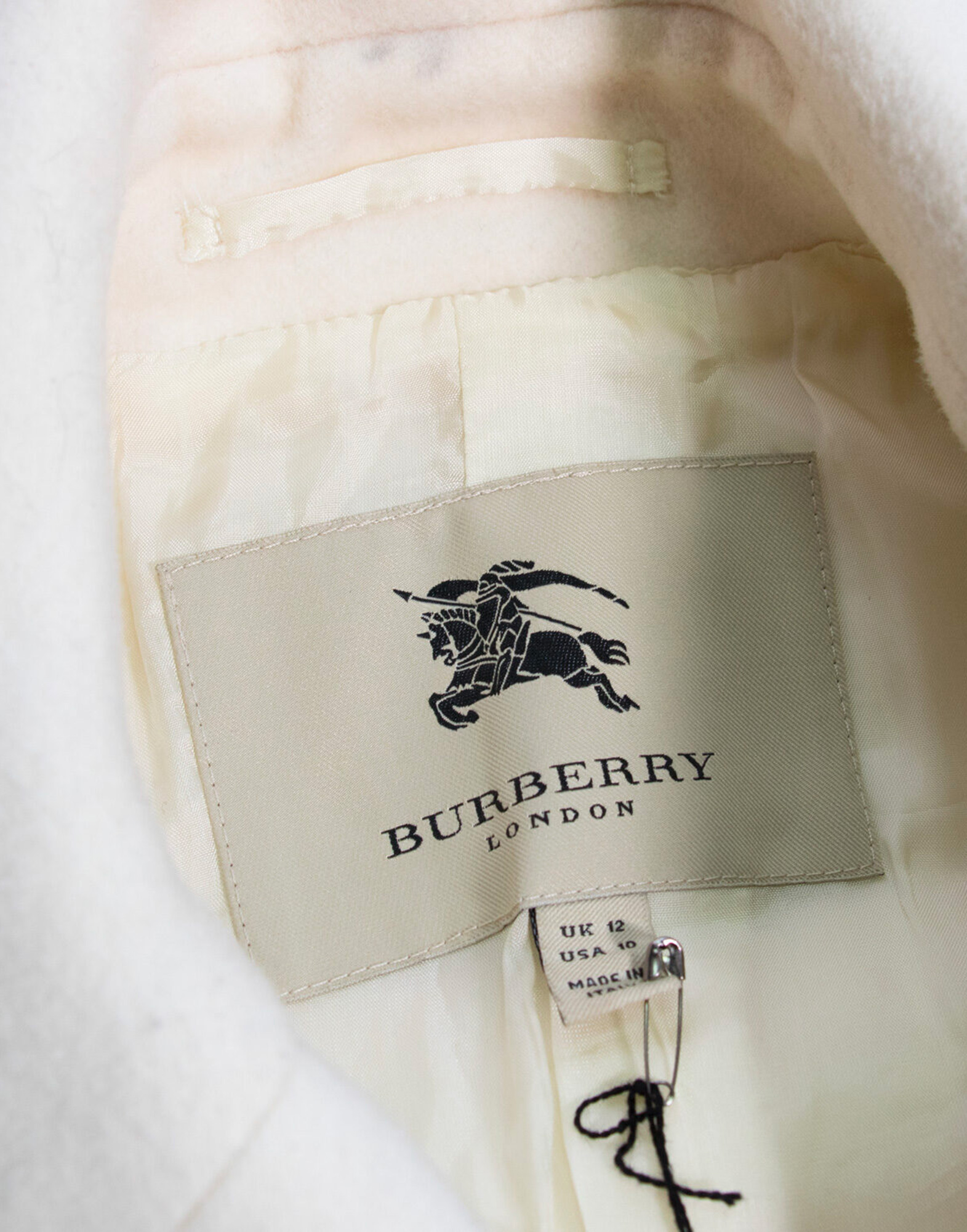 Burberry - Cappotto bianco