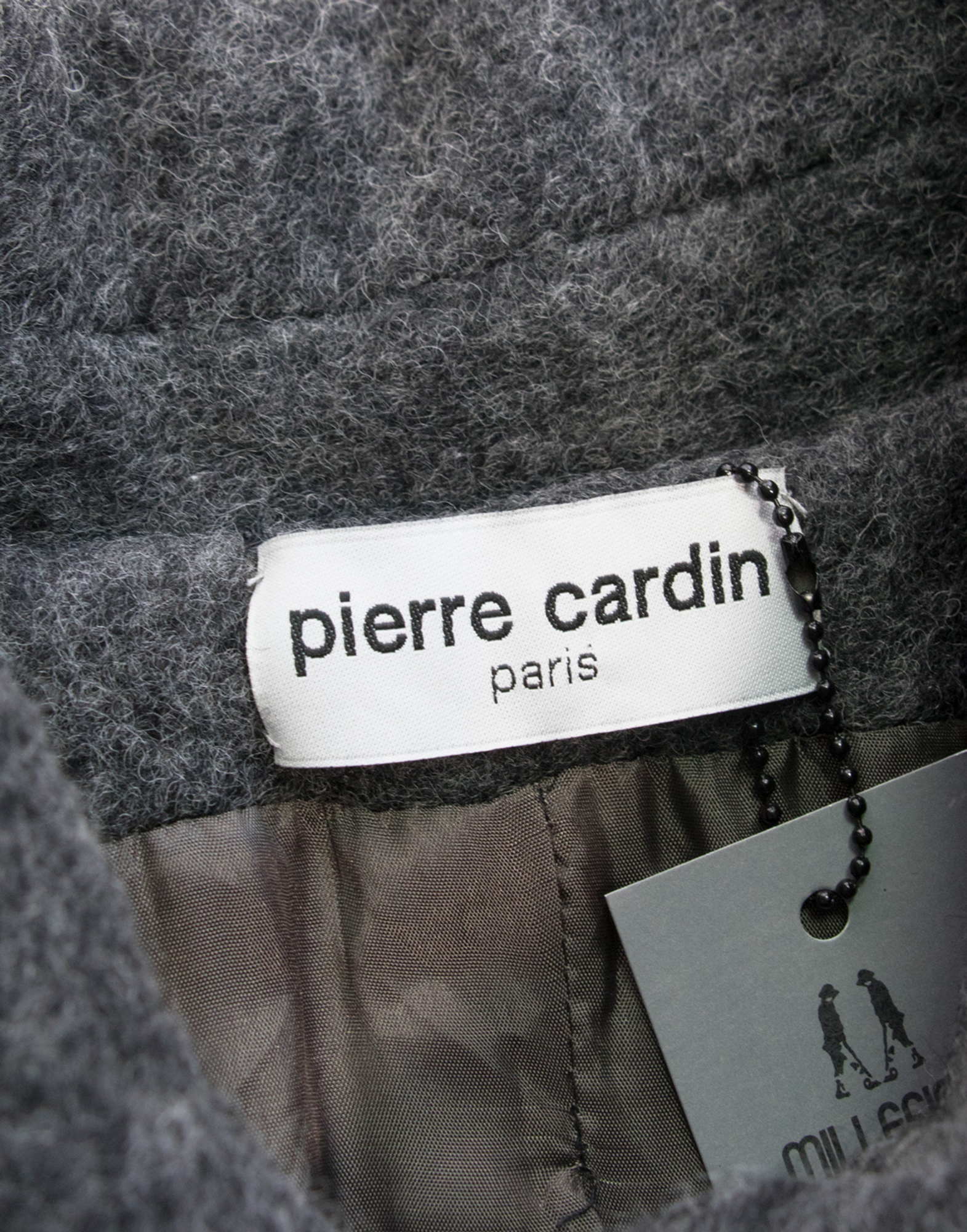 Pierre Cardin - Cappotto grigio anni '90_6