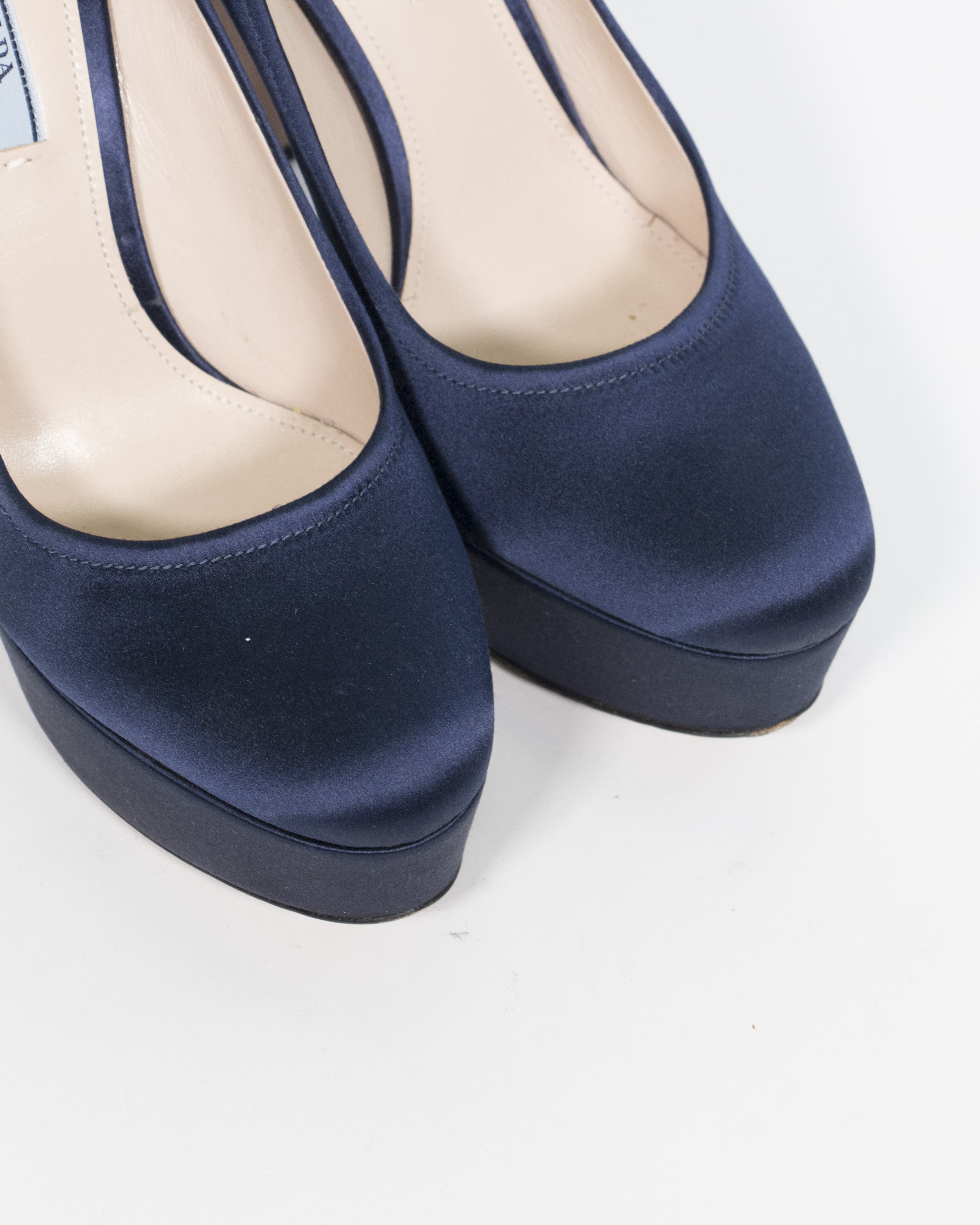 scarpe raso blu