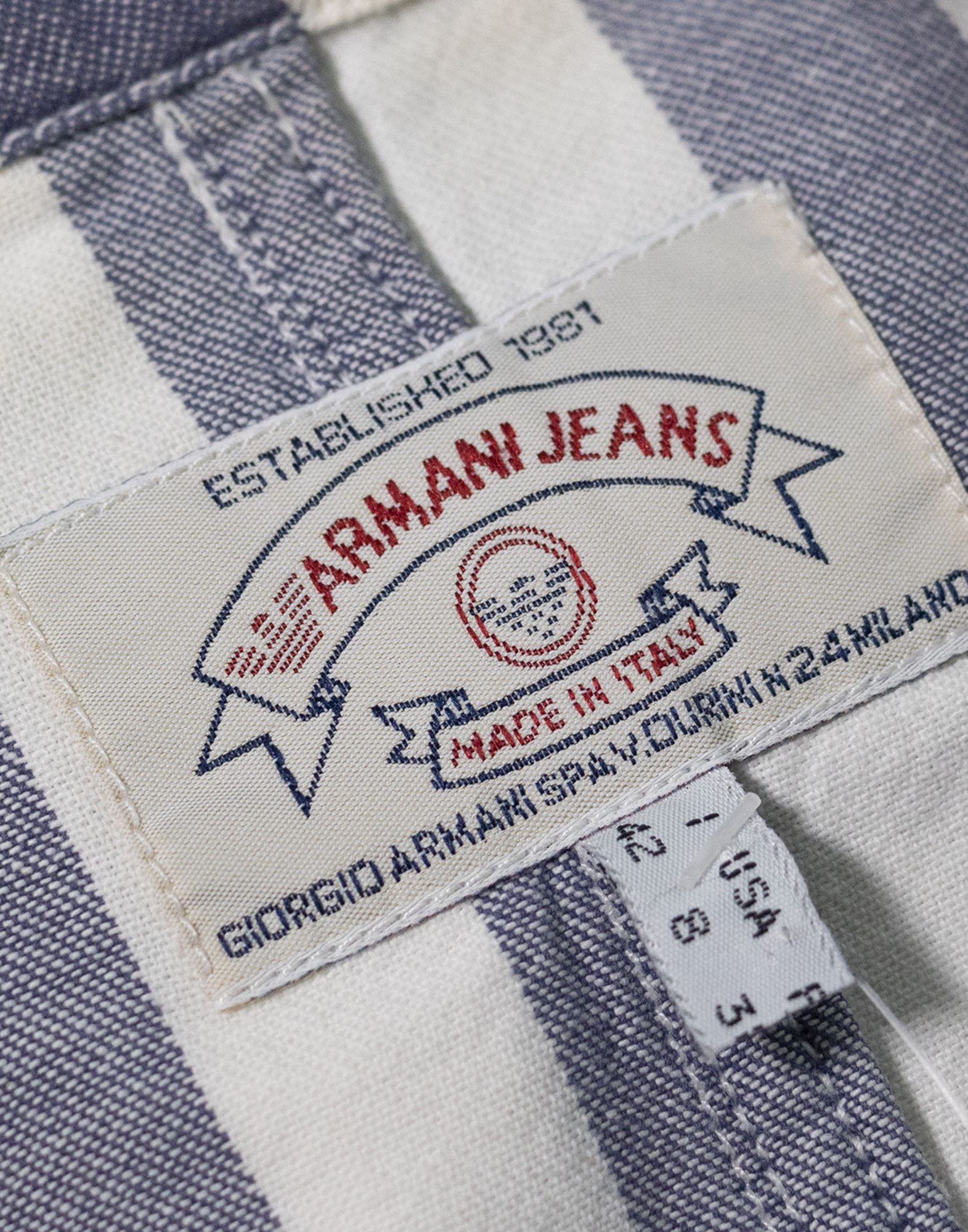 Armani Jeans - Giacca anni '90 a righe_8