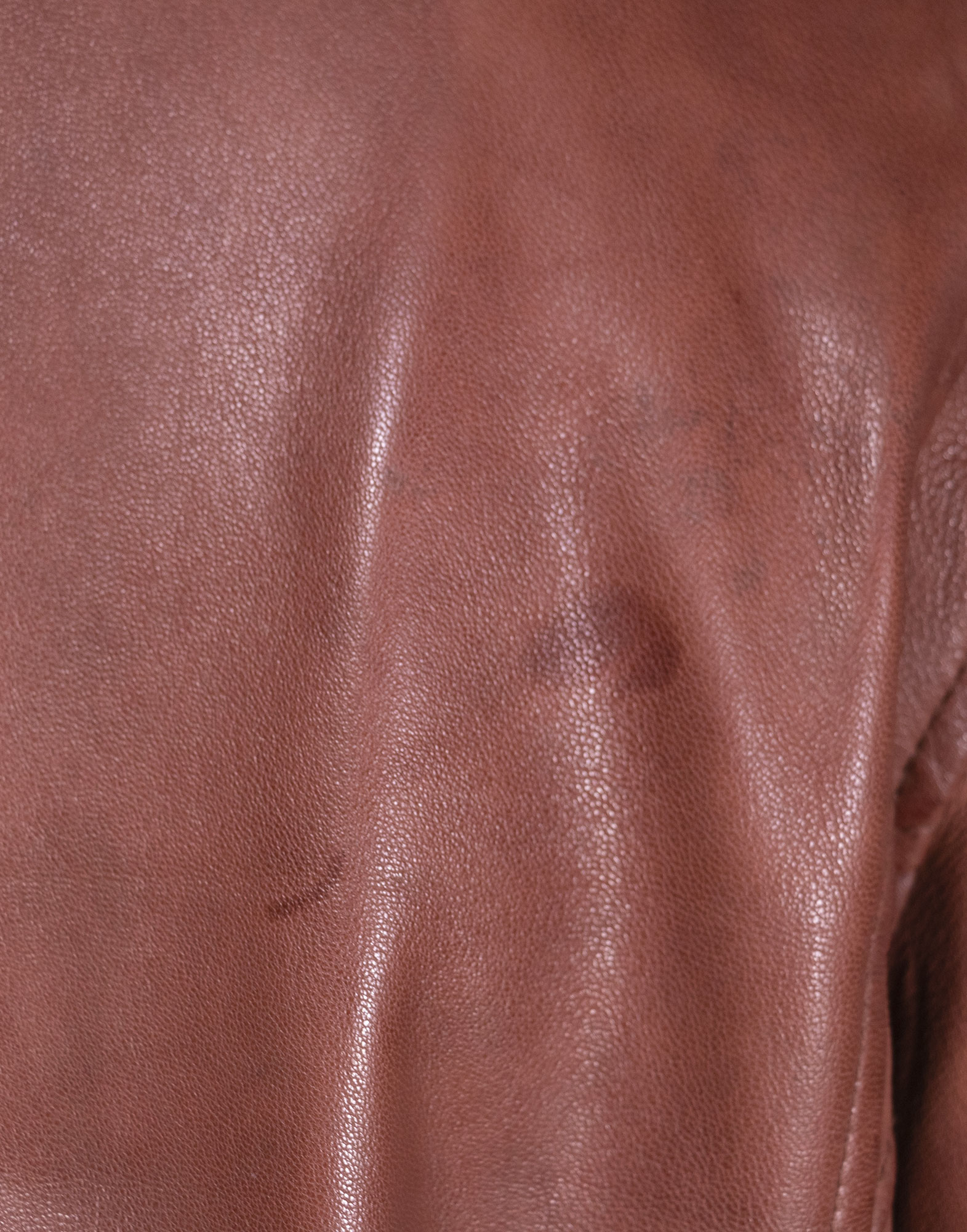 Schott - Brown studded leather jacket