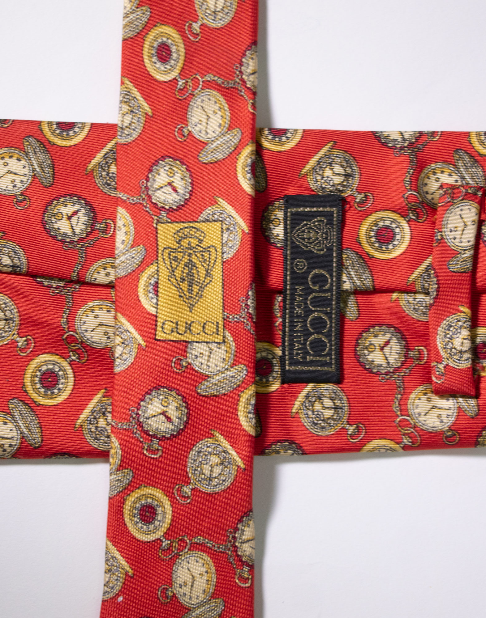 Gucci - Cravatta in seta anni '80