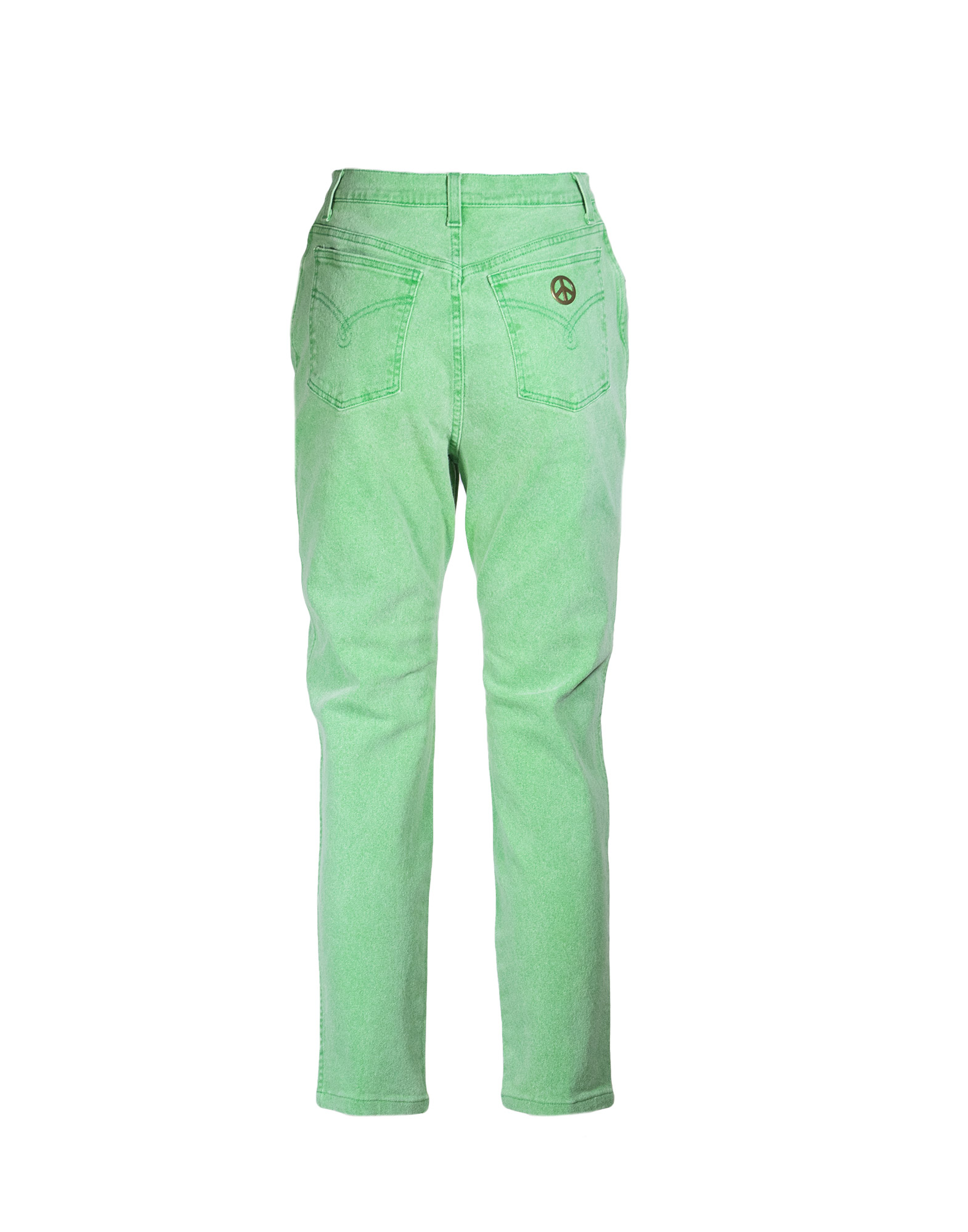 Moschino Jeans - Pantaloni verdi in cotone anni '90