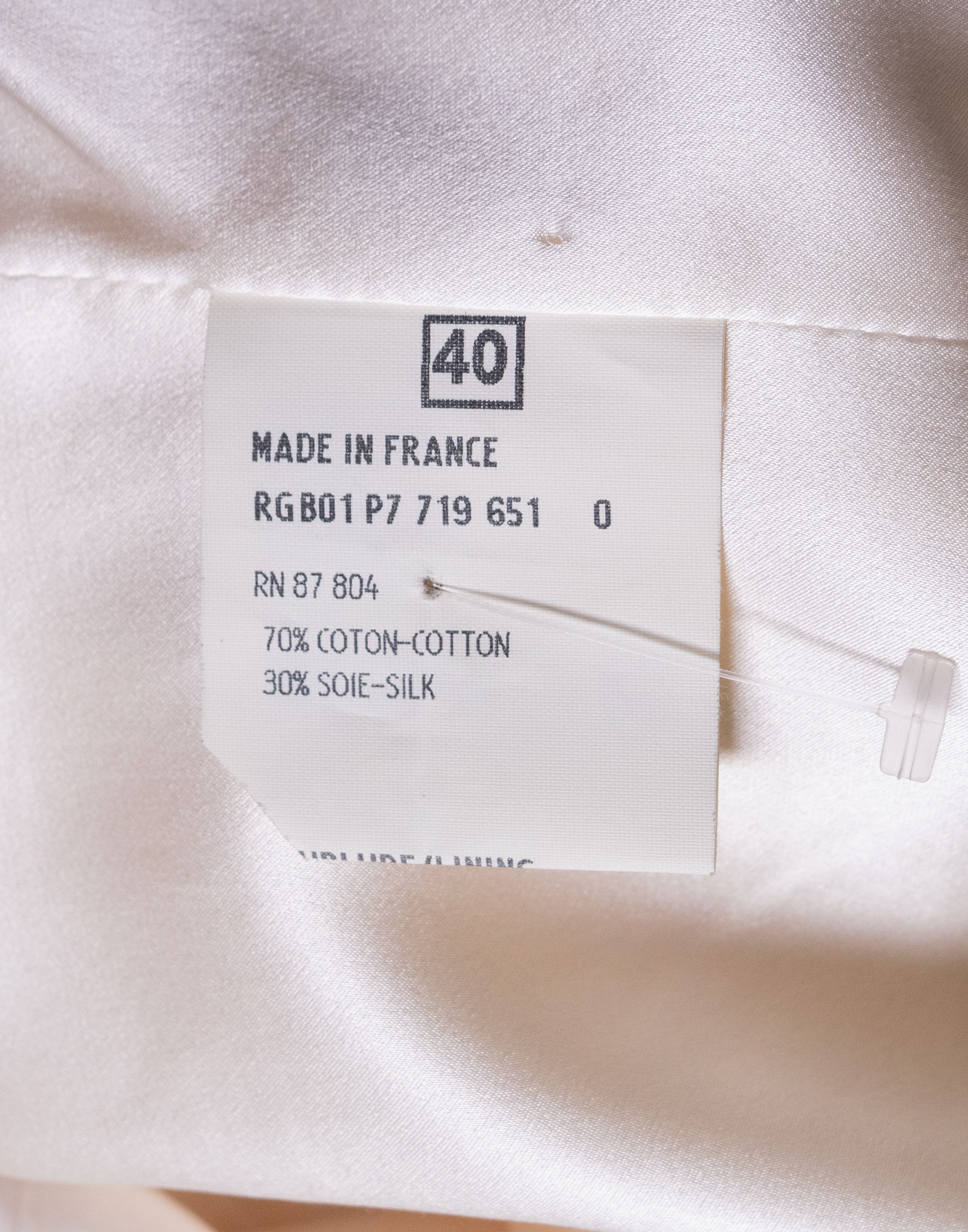 Yves Saint Laurent - Trench cotone e seta anni '90