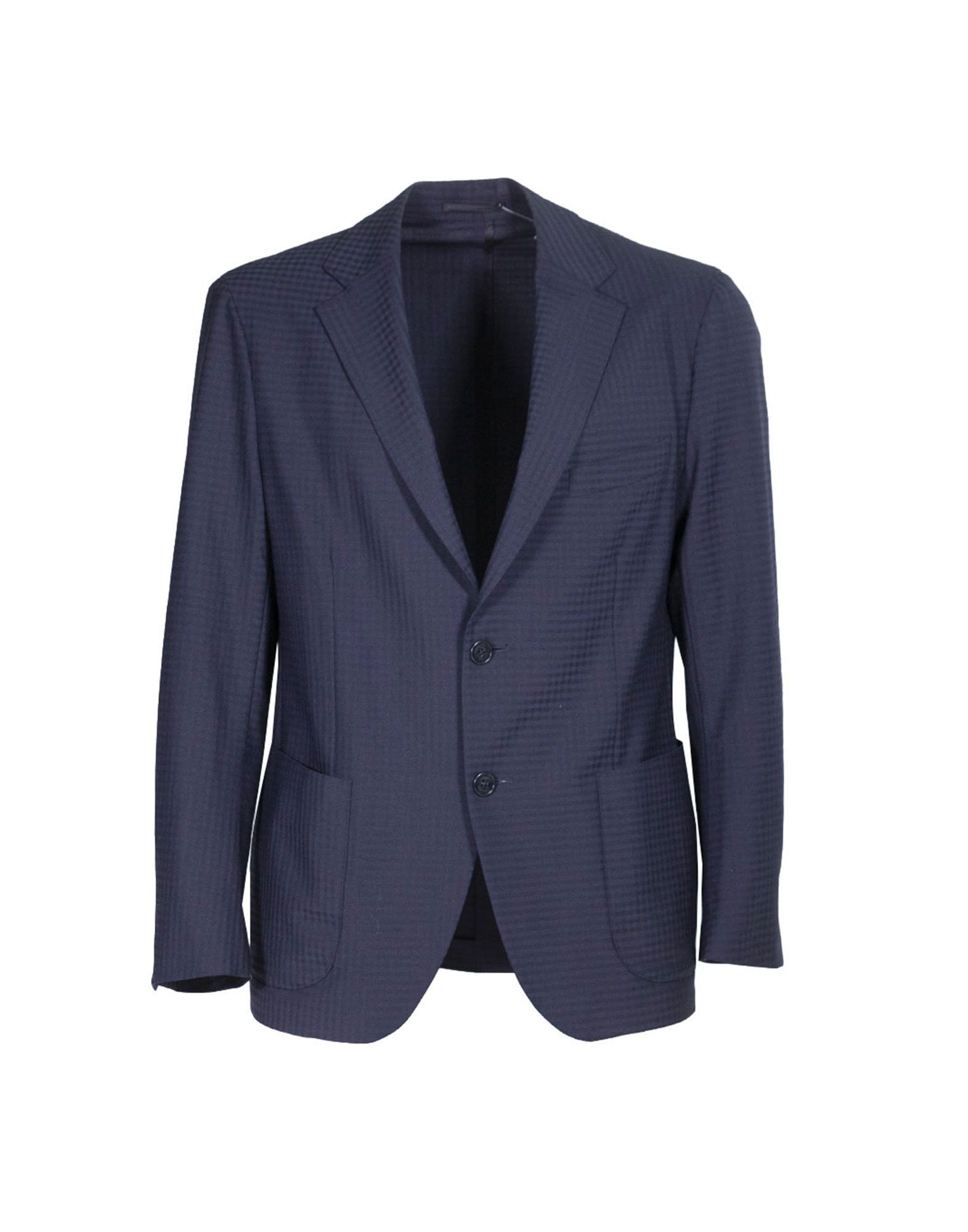 Versace - Gingham blu jacket