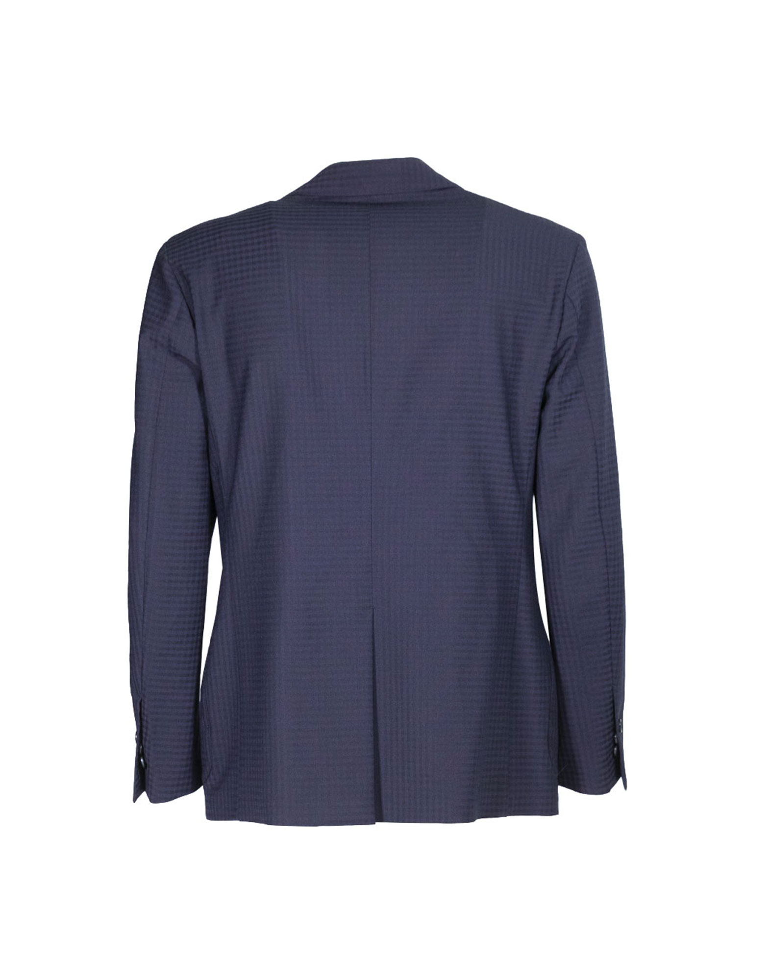 Versace - Gingham blu jacket