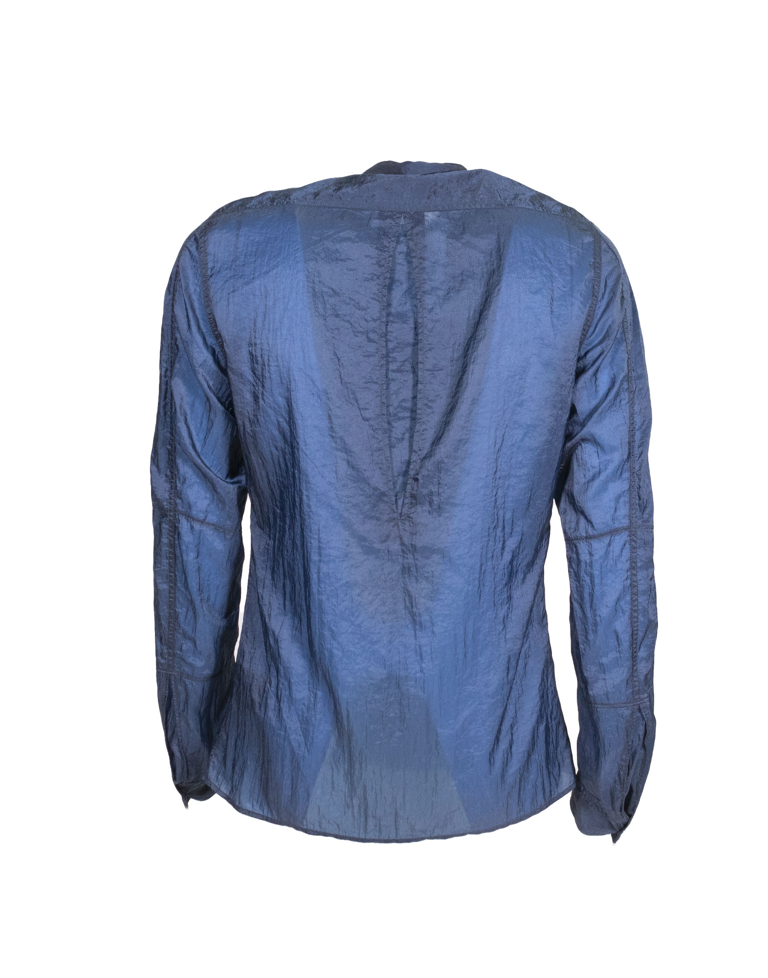 Balenciaga - Blue froissè shirt