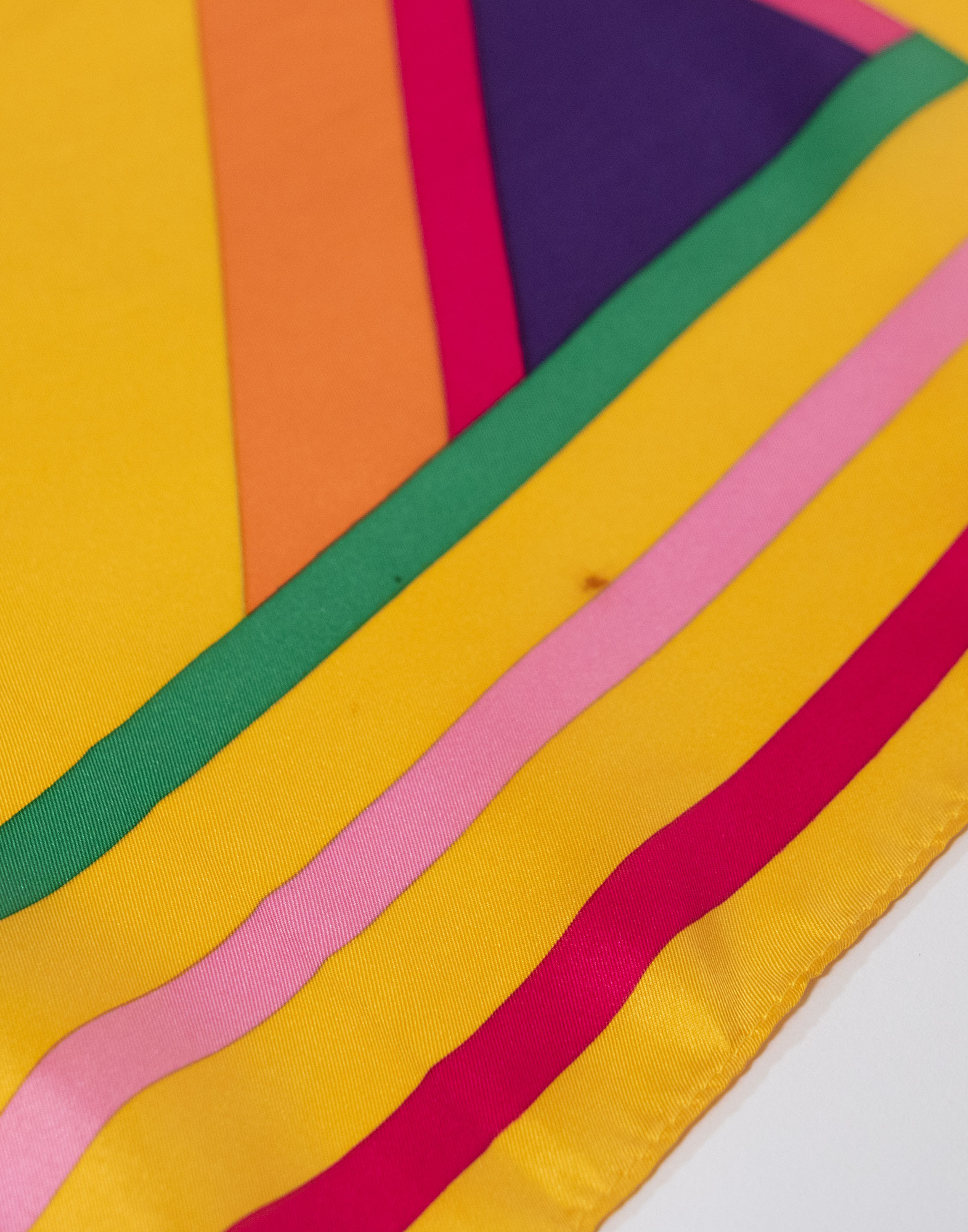 Kenzo - Geometric silk printed scarf