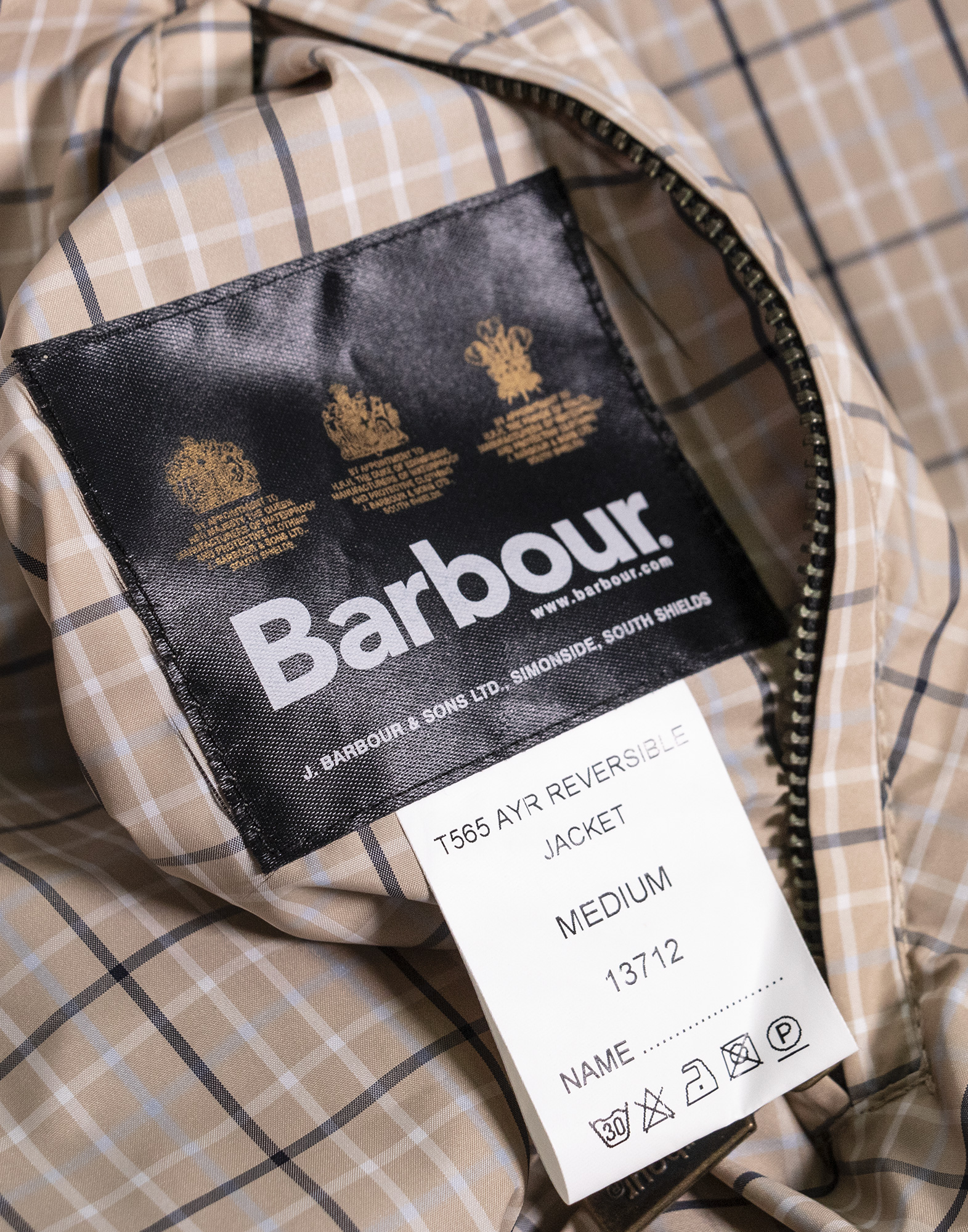 Barbour - Giacca leggera reversibile