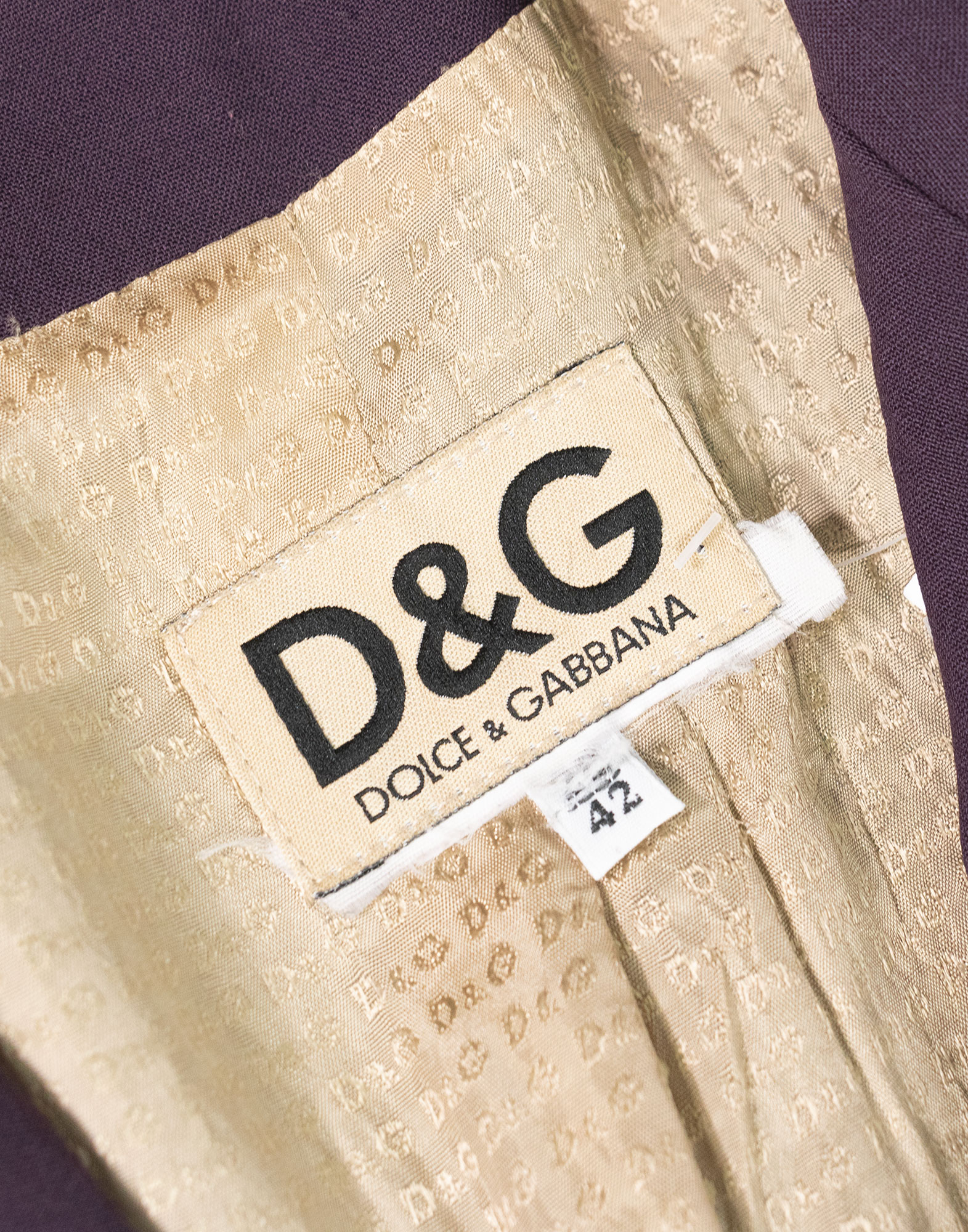 Dolce & Gabbana - Cappotto viola anni '90