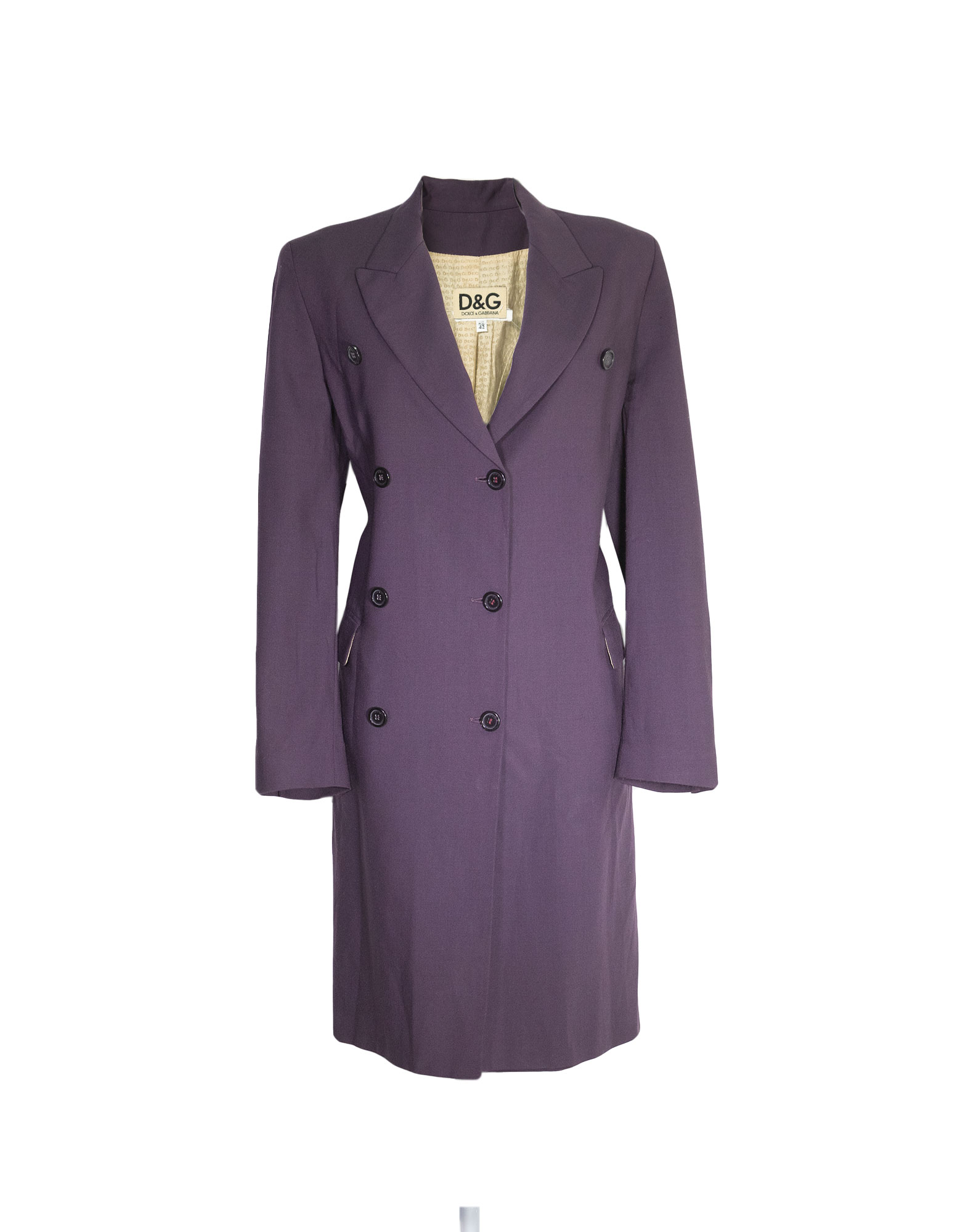 Dolce & Gabbana - 90s violet coat