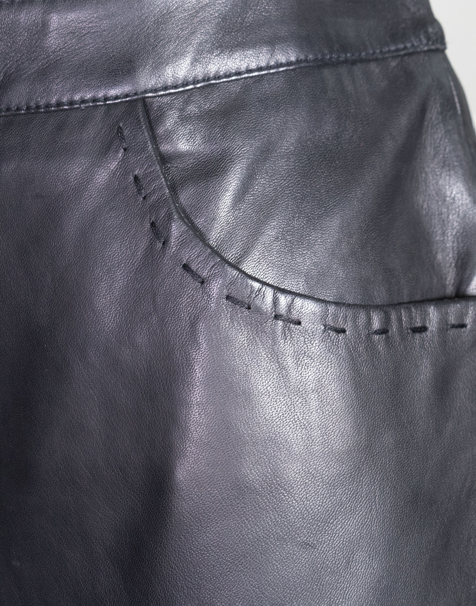 Just Cavalli - 100% Leather pencil skirt