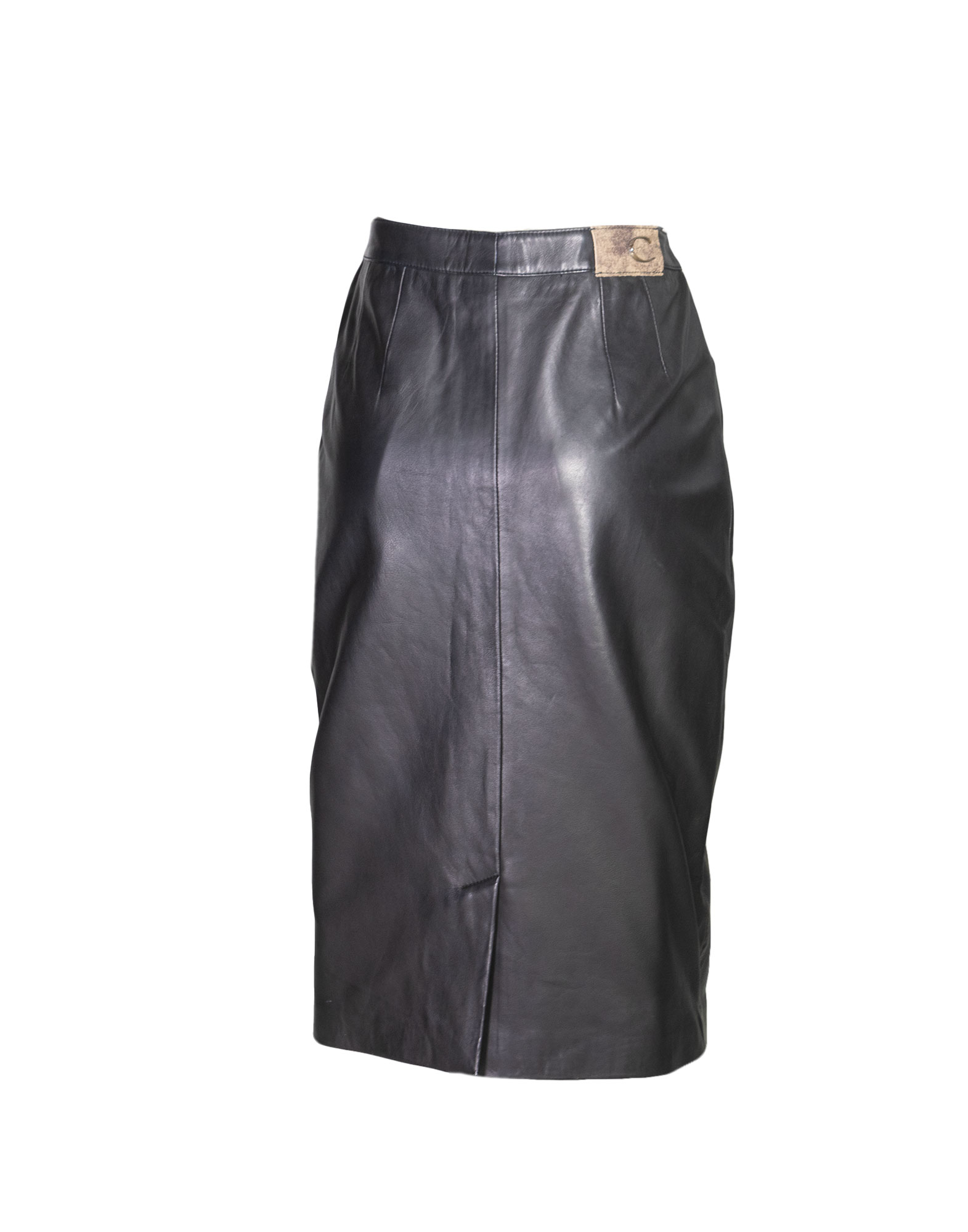 Just Cavalli - 100% Leather pencil skirt