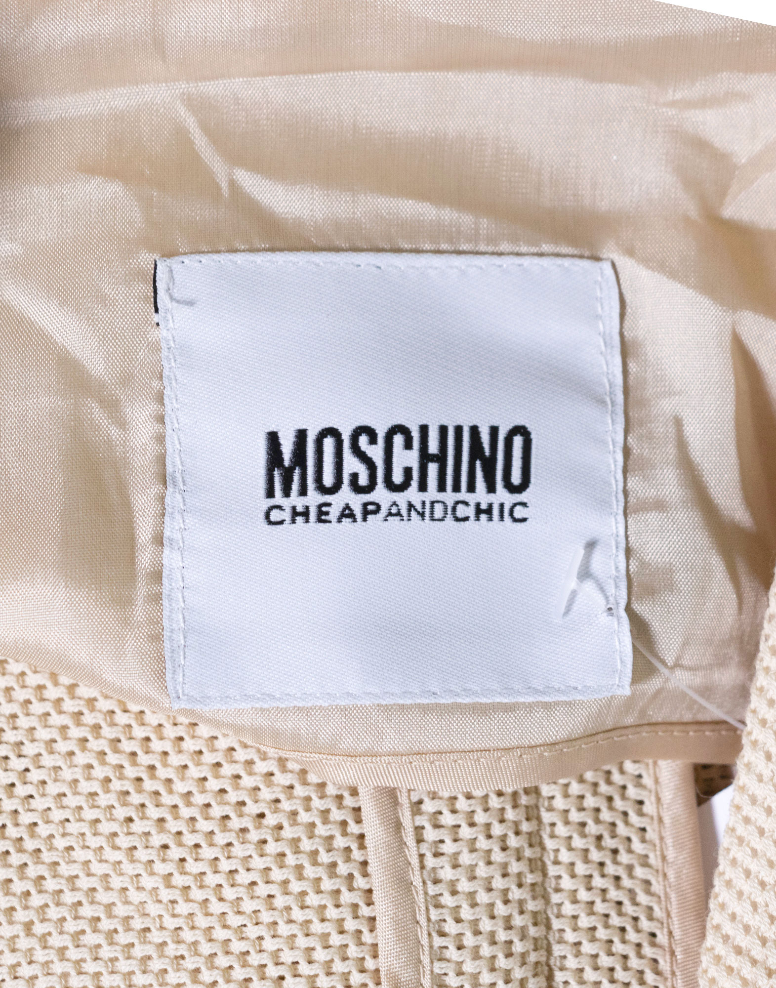 Moschino - Vintage perforated blazer