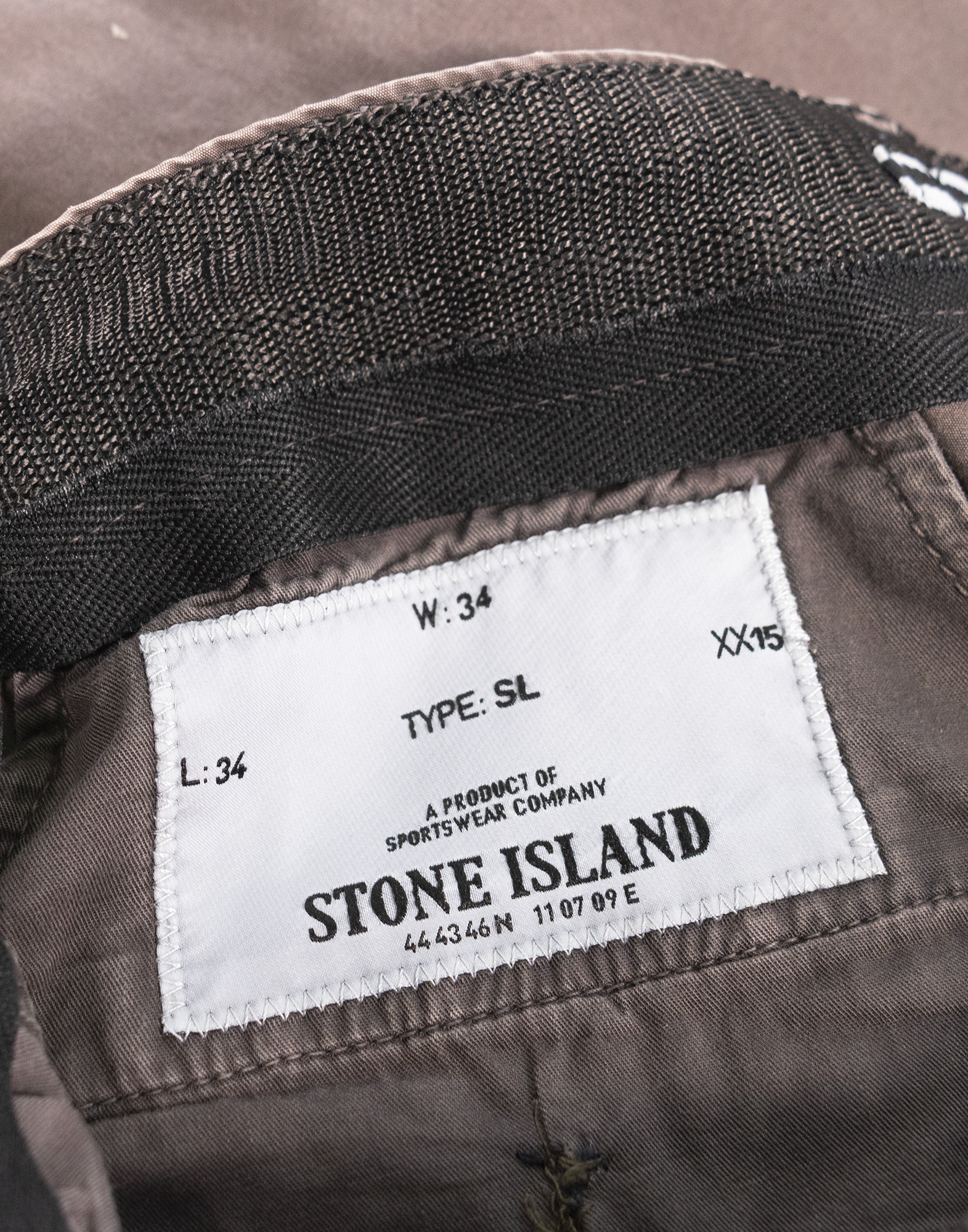 Stone Island - Pantaloni vintage in cotone