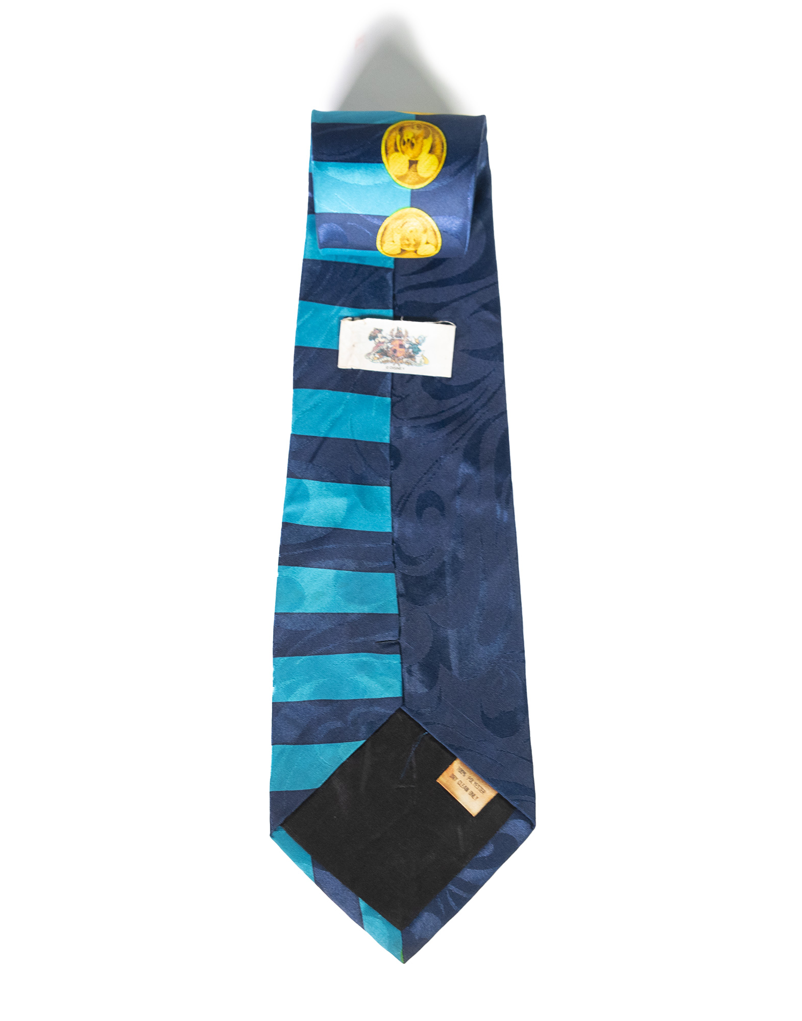 Disney - Blue tie with gold coins