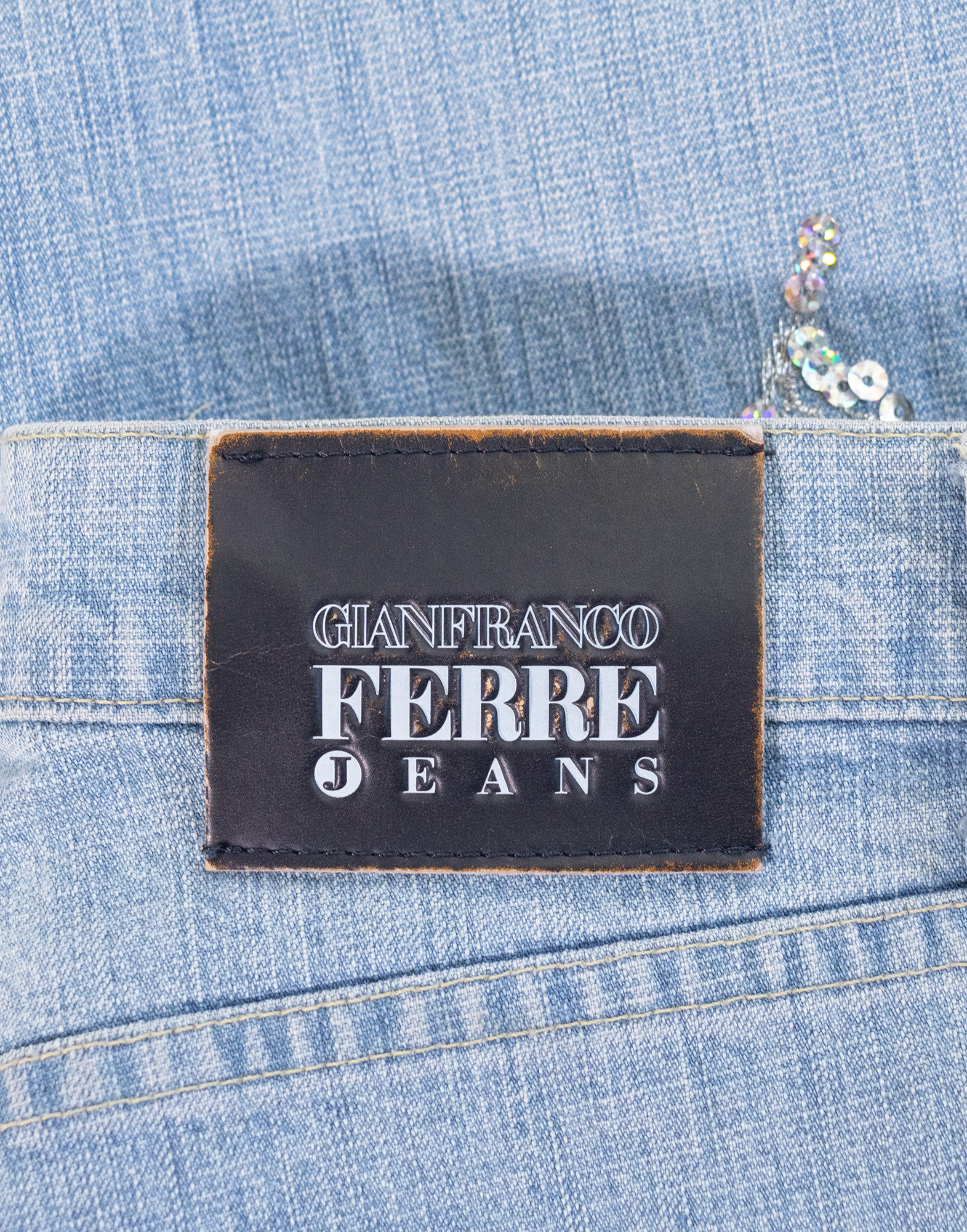 Gianfranco Ferrè - Flare trousers with appliqués