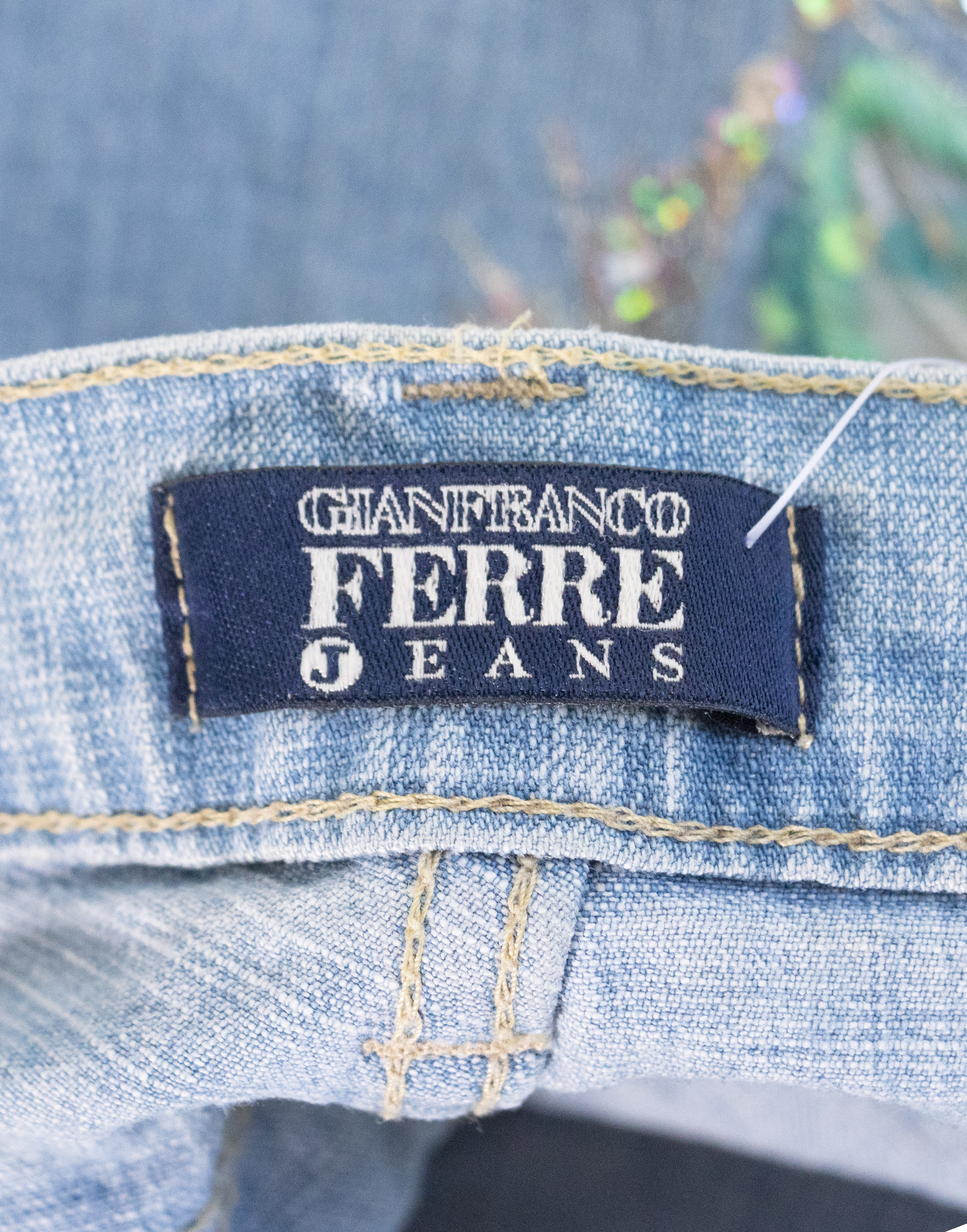 Gianfranco Ferrè - Pantaloni flare con applicazioni