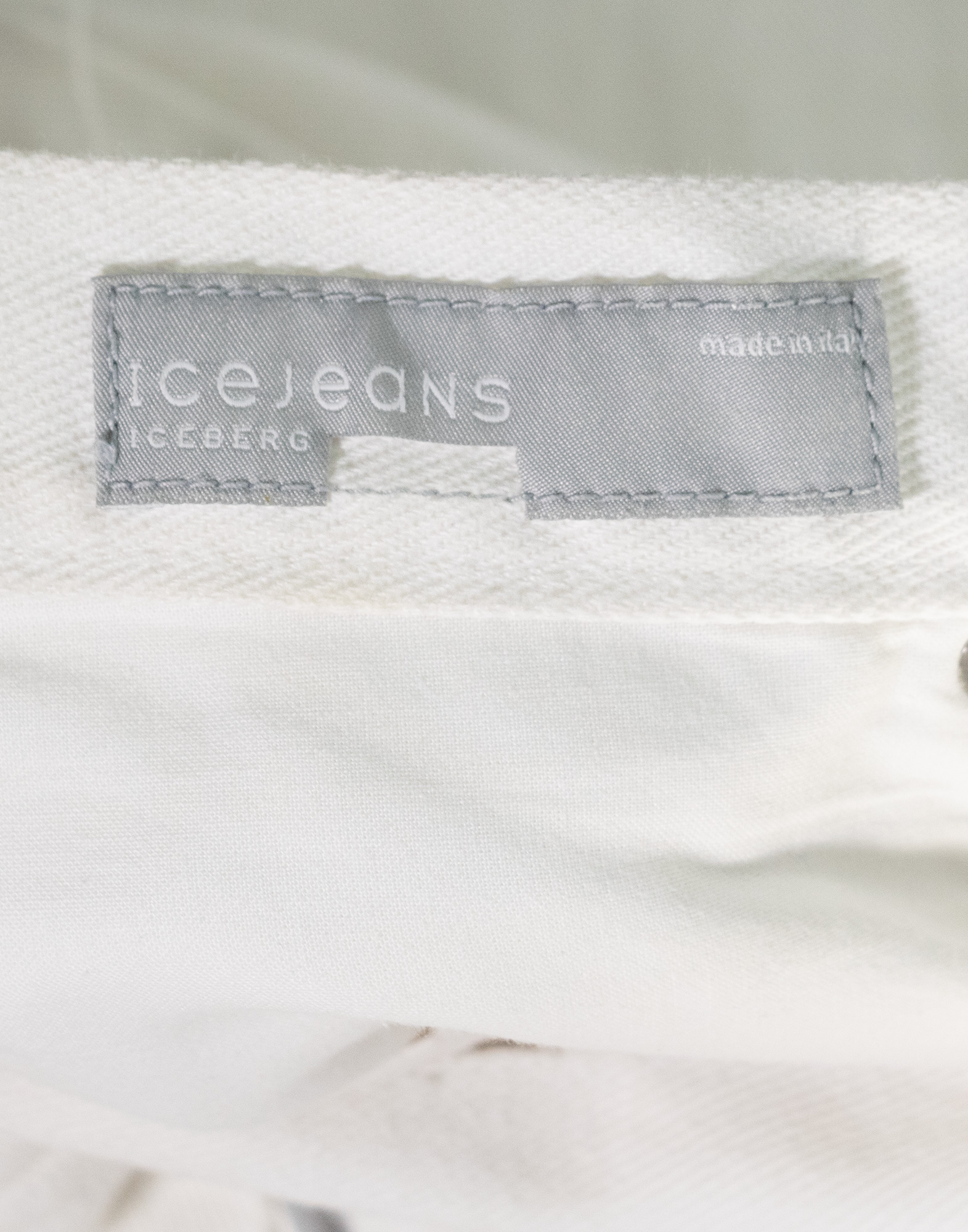 Iceberg - Jeans bianchi in cotone