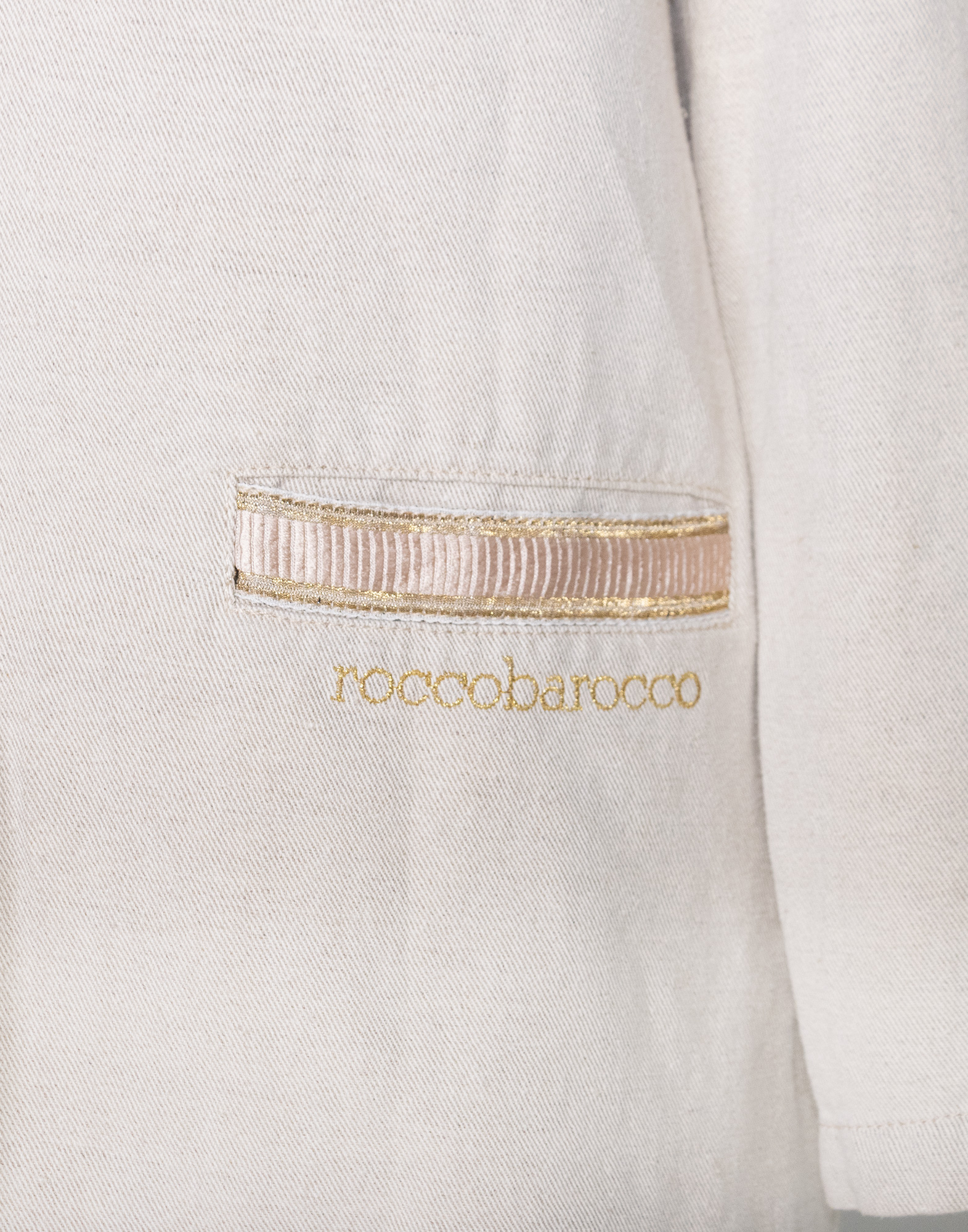 Roccobarocco - Completo giacca e pantaloni in lino e cotone