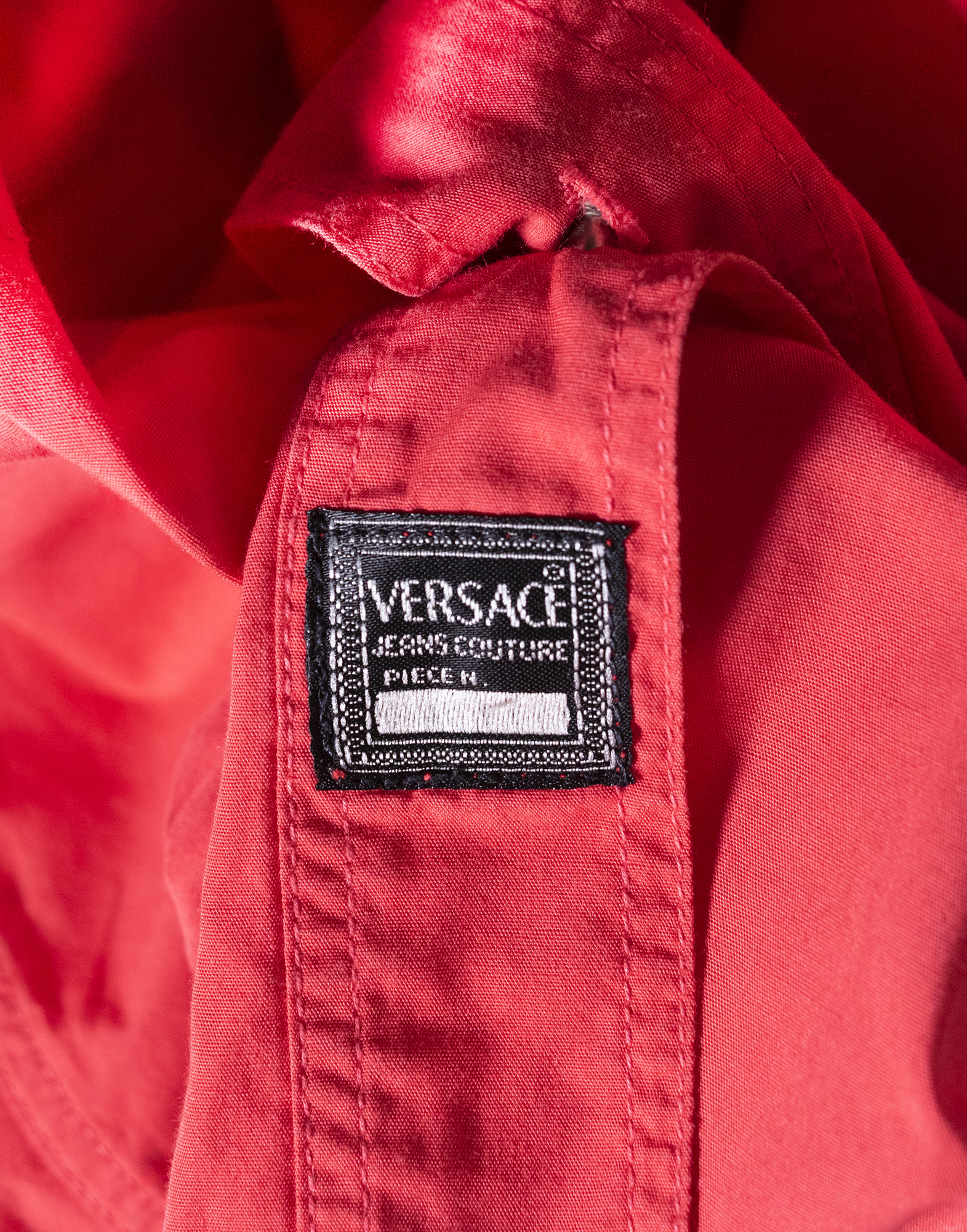 Versace Jeans Couture - Red 90s cotton shirt