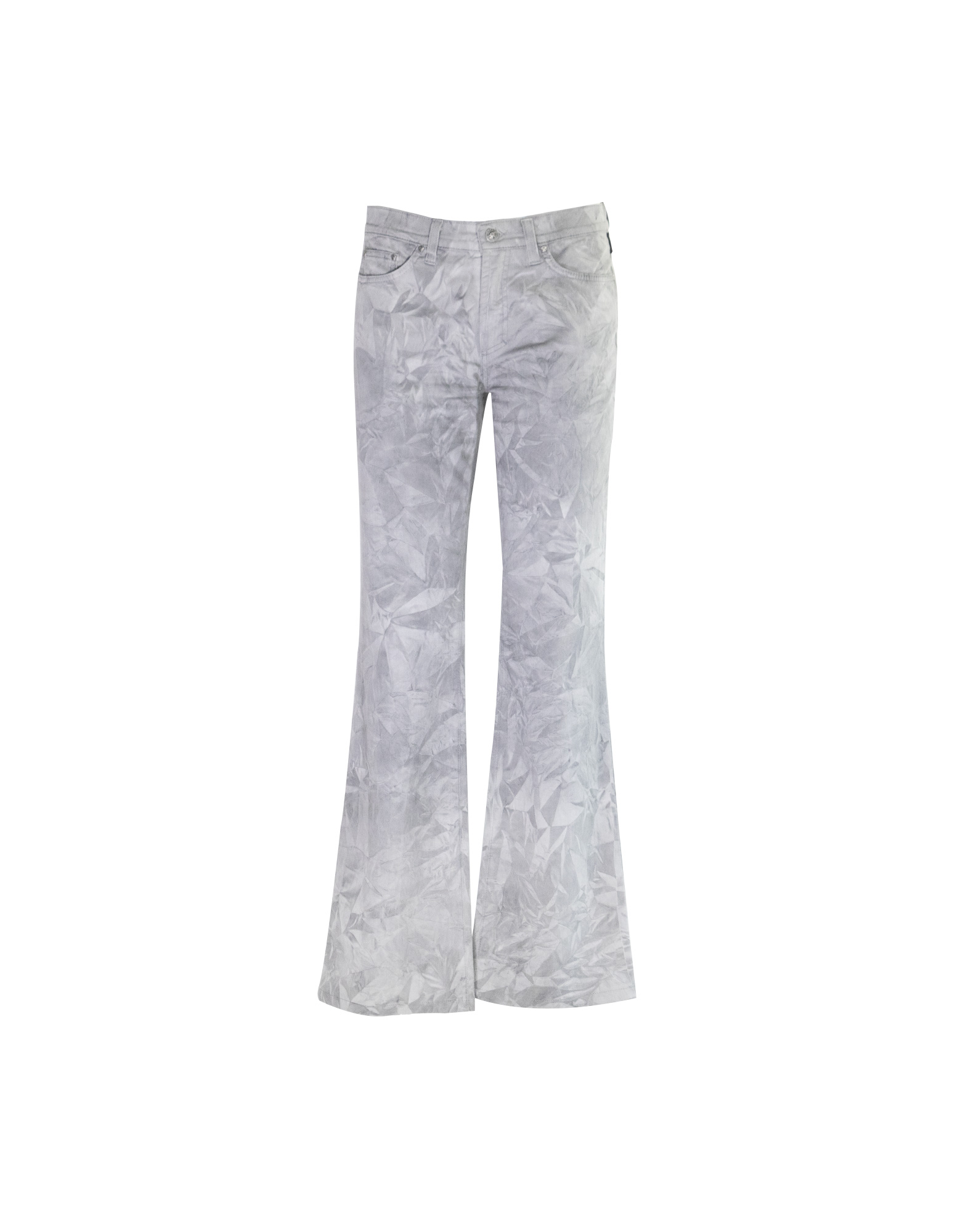 Versace Jeans Couture - Pantaloni con stampa grigia