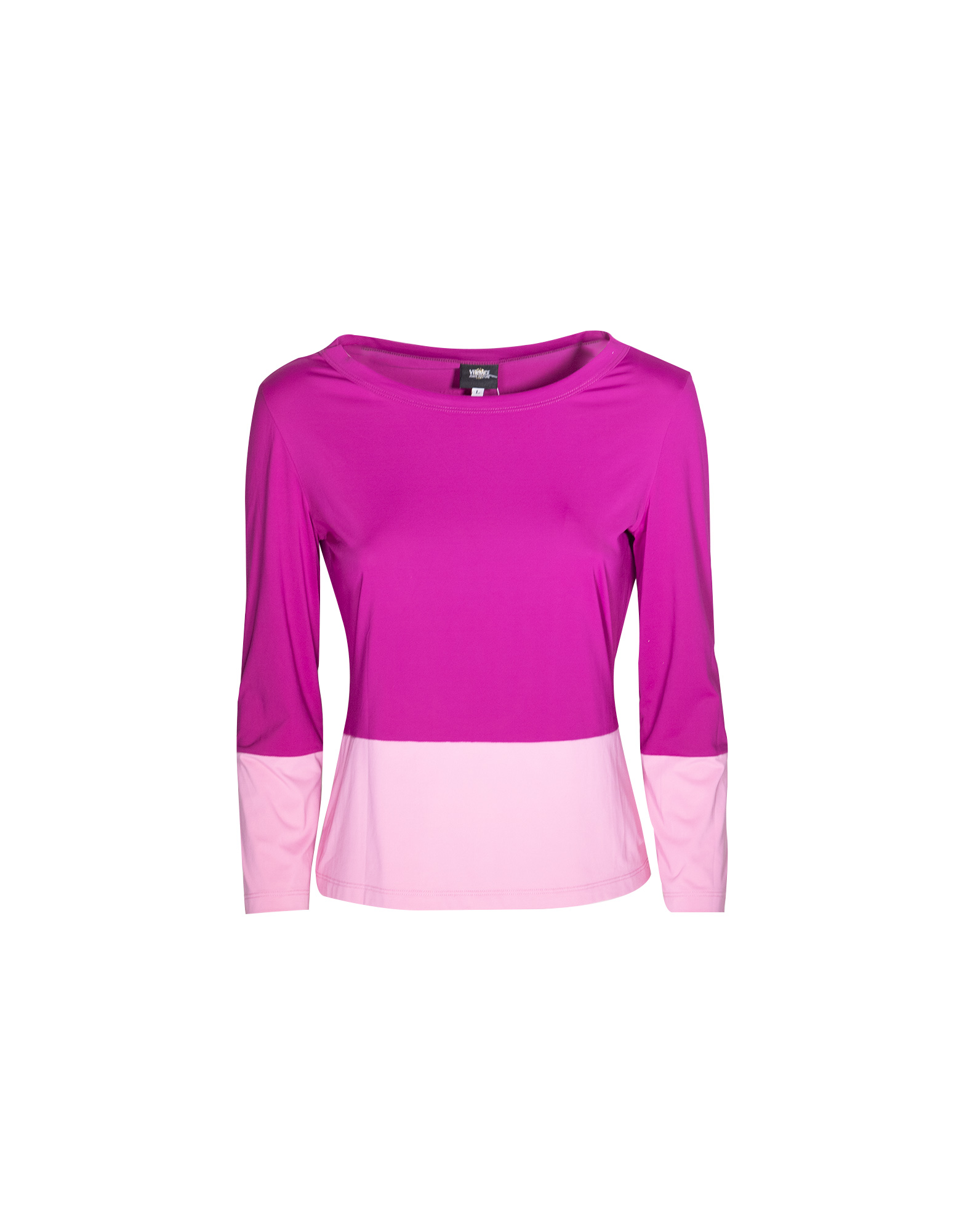 Versace Jeans Couture - Stretch pink and fuchsia t-shirt