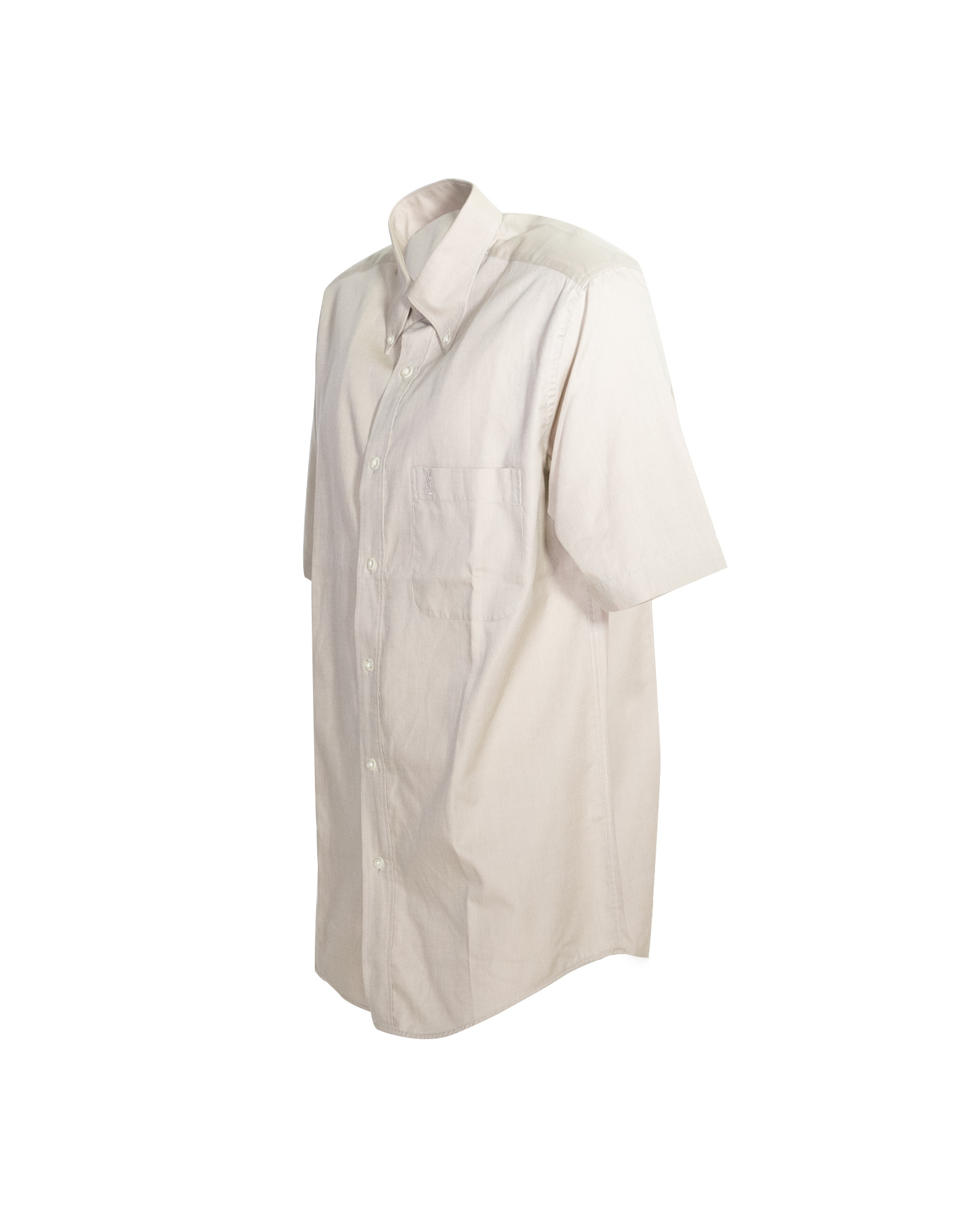 Yves Saint Laurent - 100% Cotton plain shirt