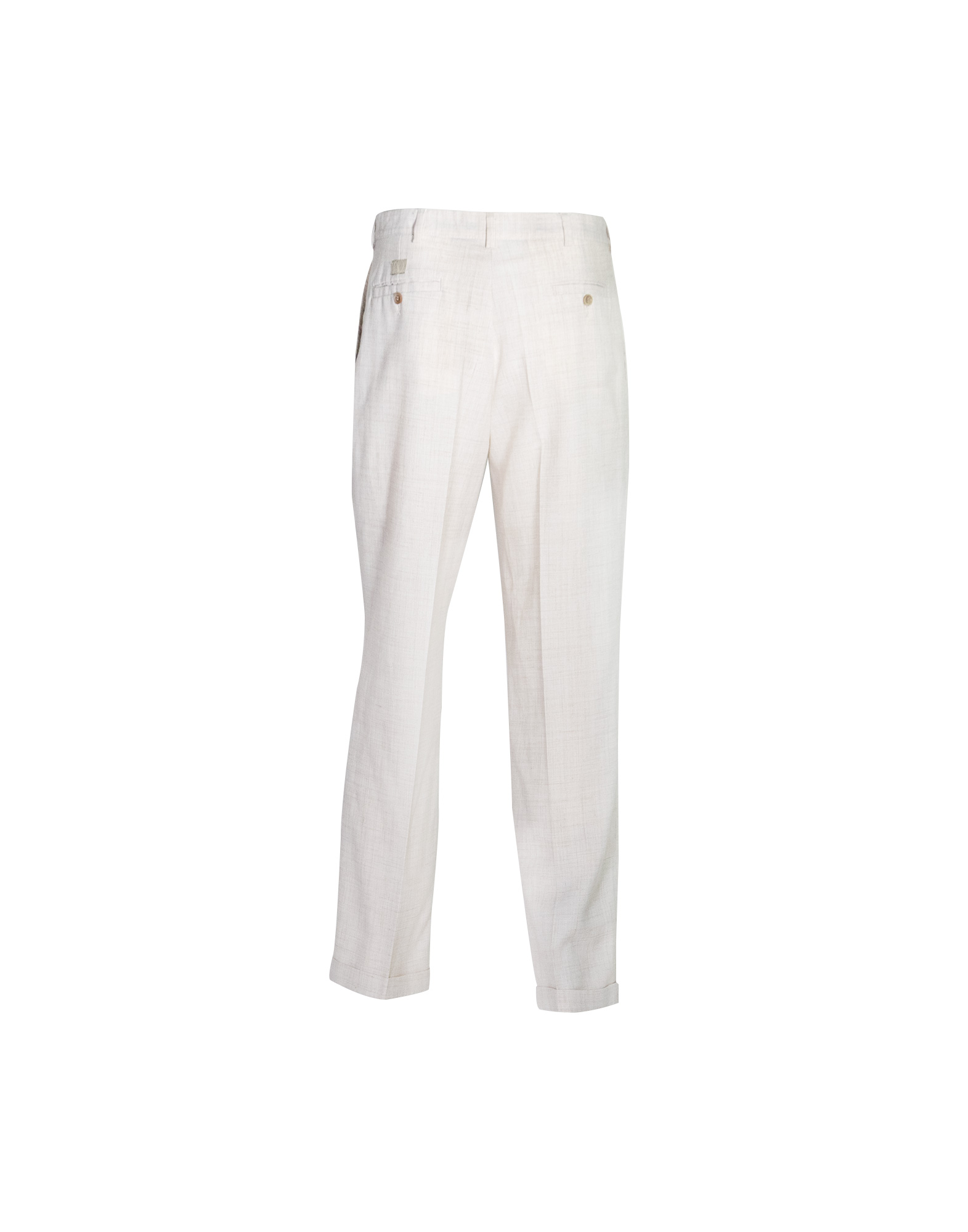 Yves Saint Laurent - Linen and polyester trousers