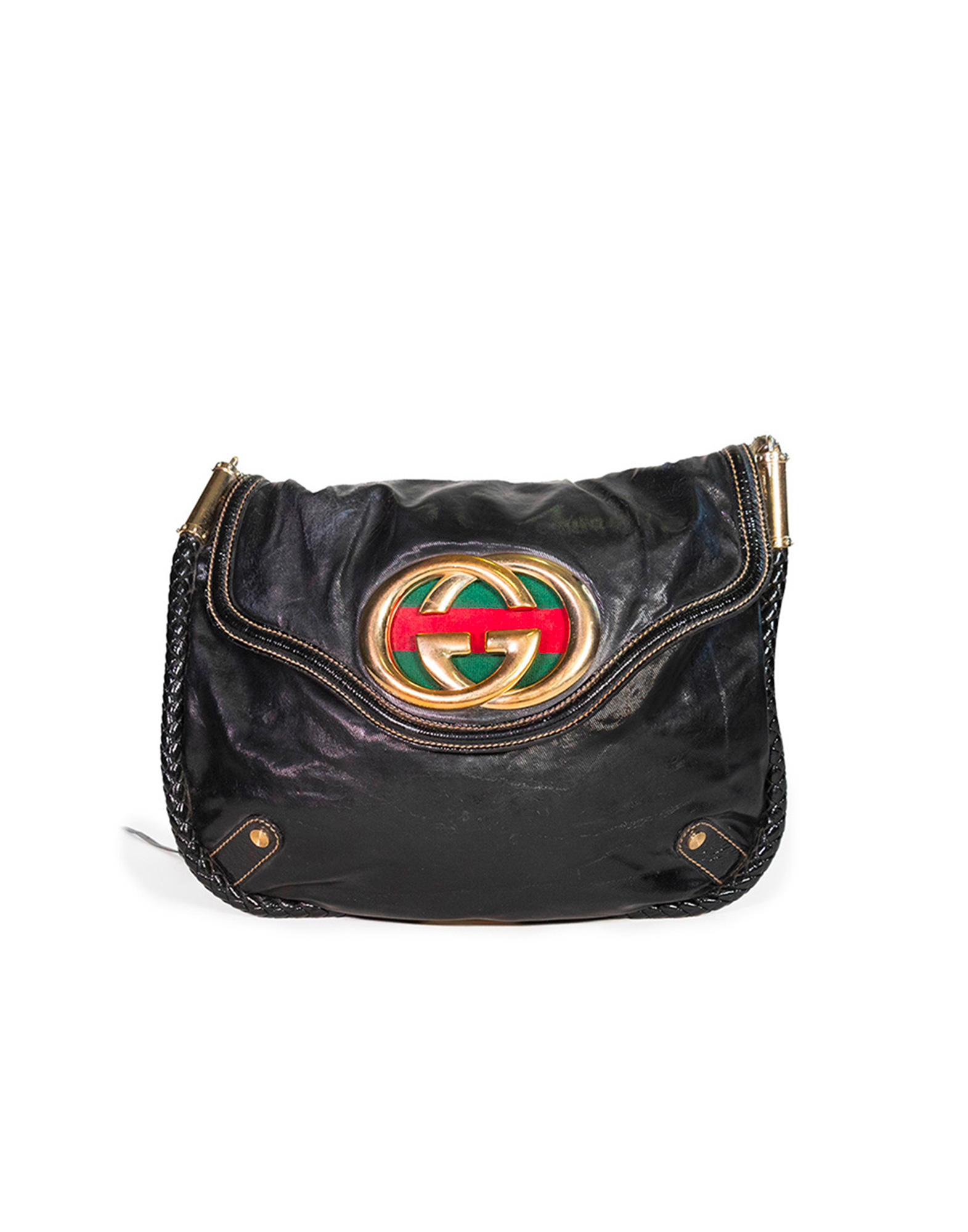 Gucci - Britt bag in patent leather