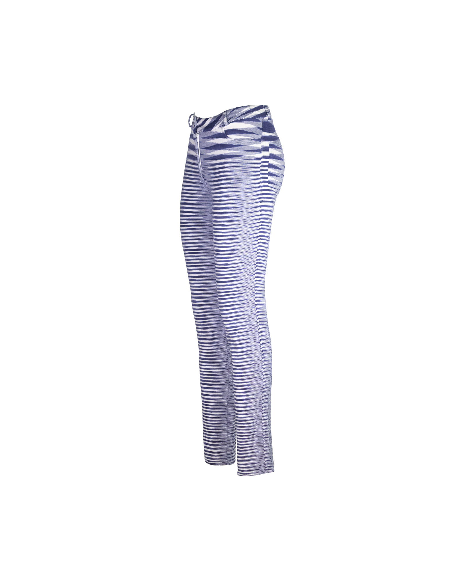 Missoni - 80s blue stretch trousers