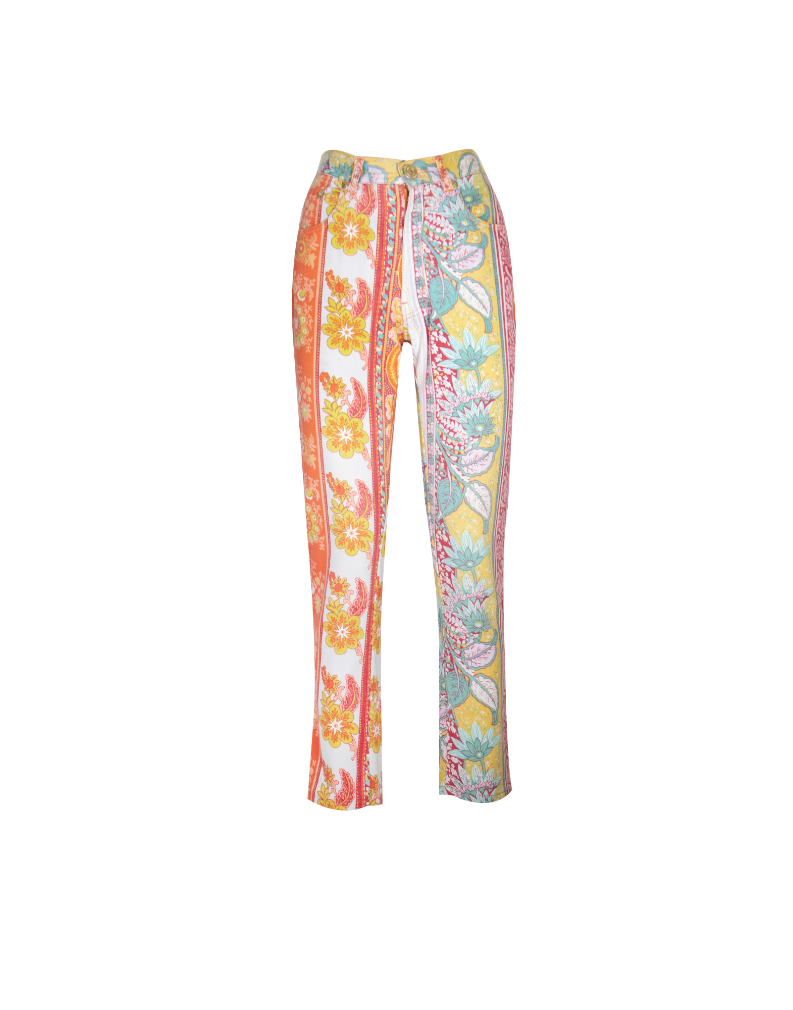 Moschino Jeans - 80s trousers with multicoloured pattern