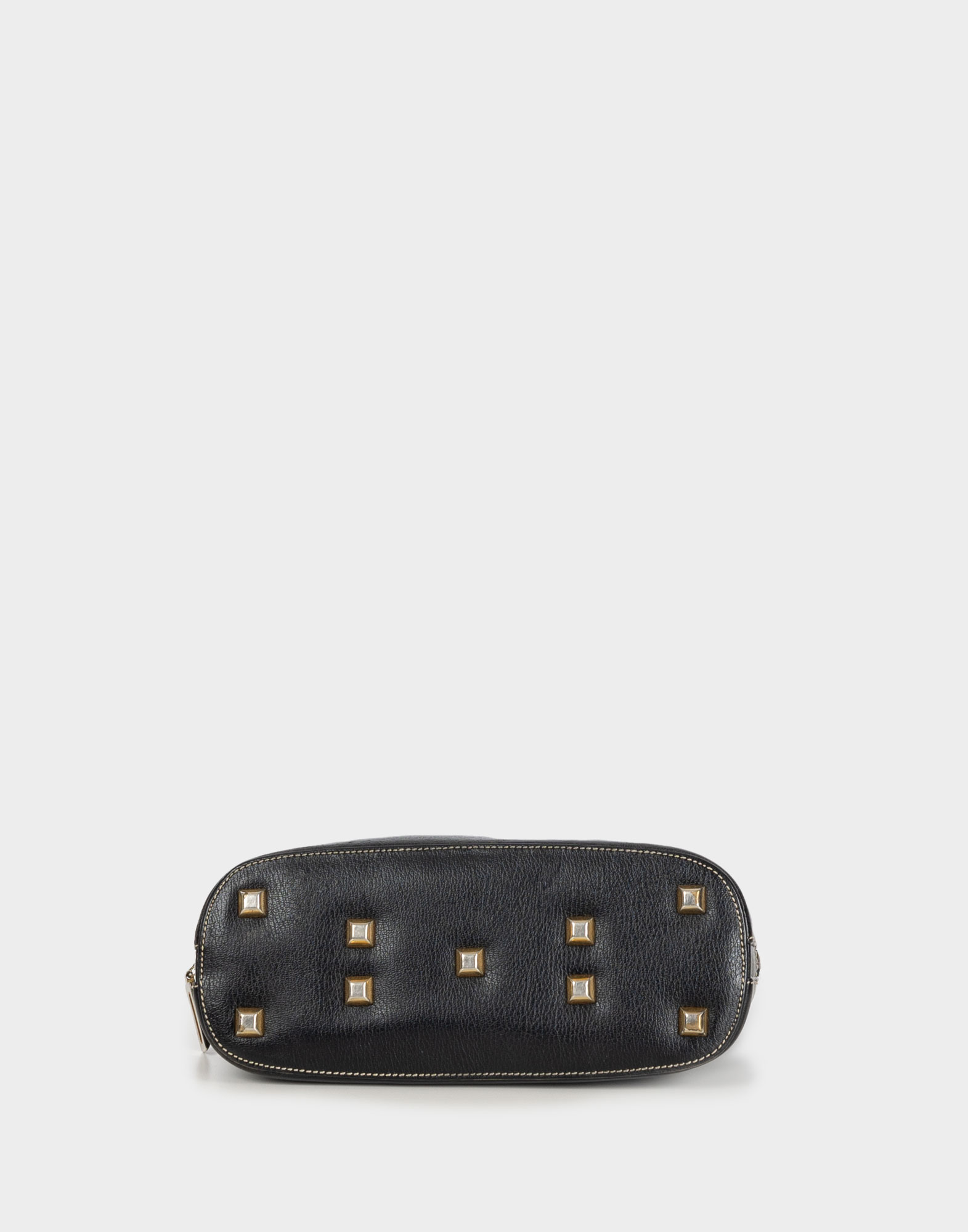 Salvatore Ferragamo - Borsa a tracolla nera anni '80 - immagine 5