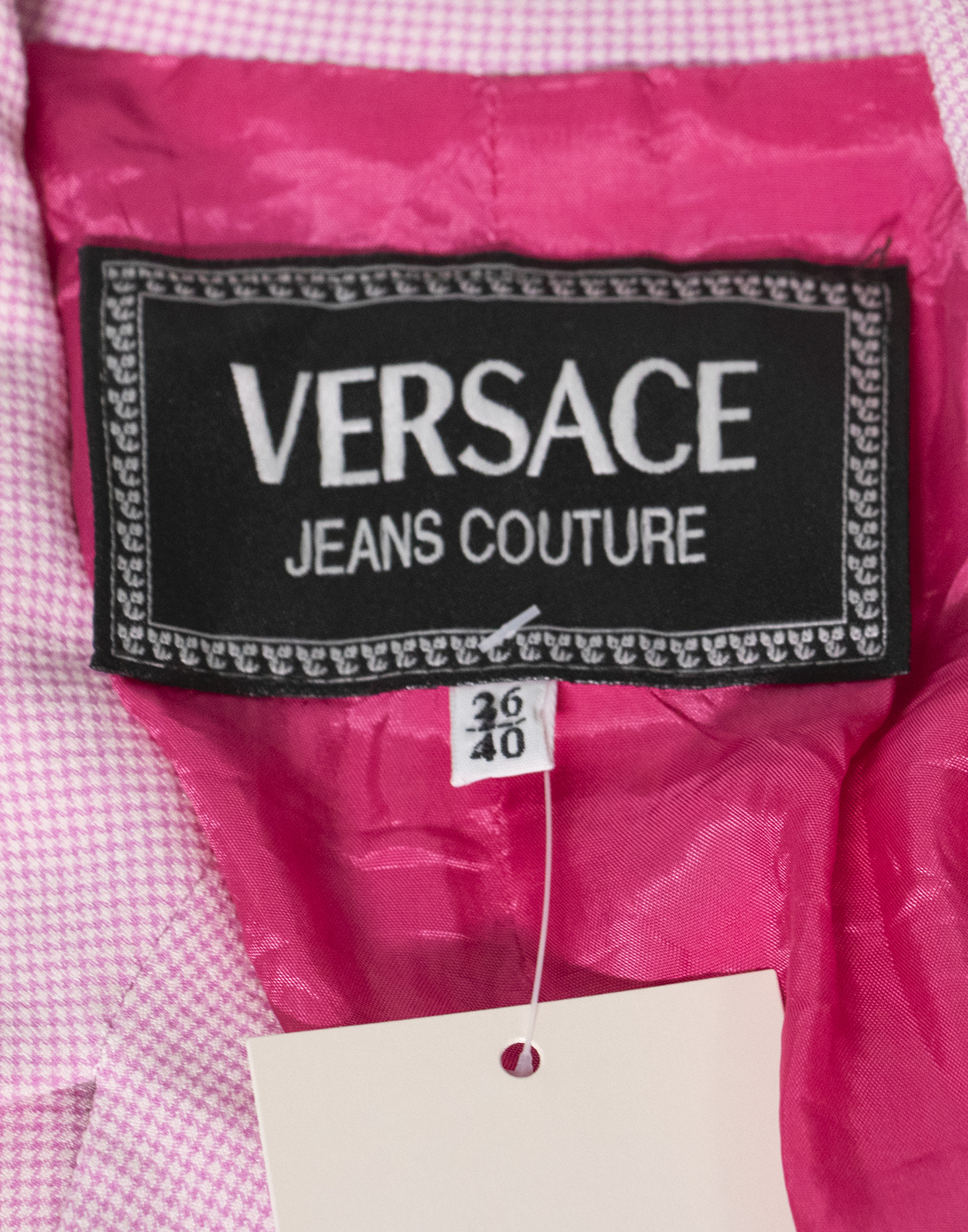 Versace Jeans Couture - Giacca anni '90 pied-de-poule