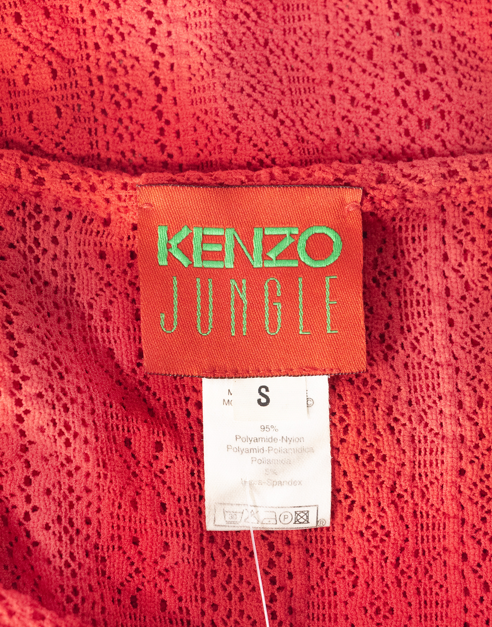 Kenzo Jungle - Maglia traforata anni '80