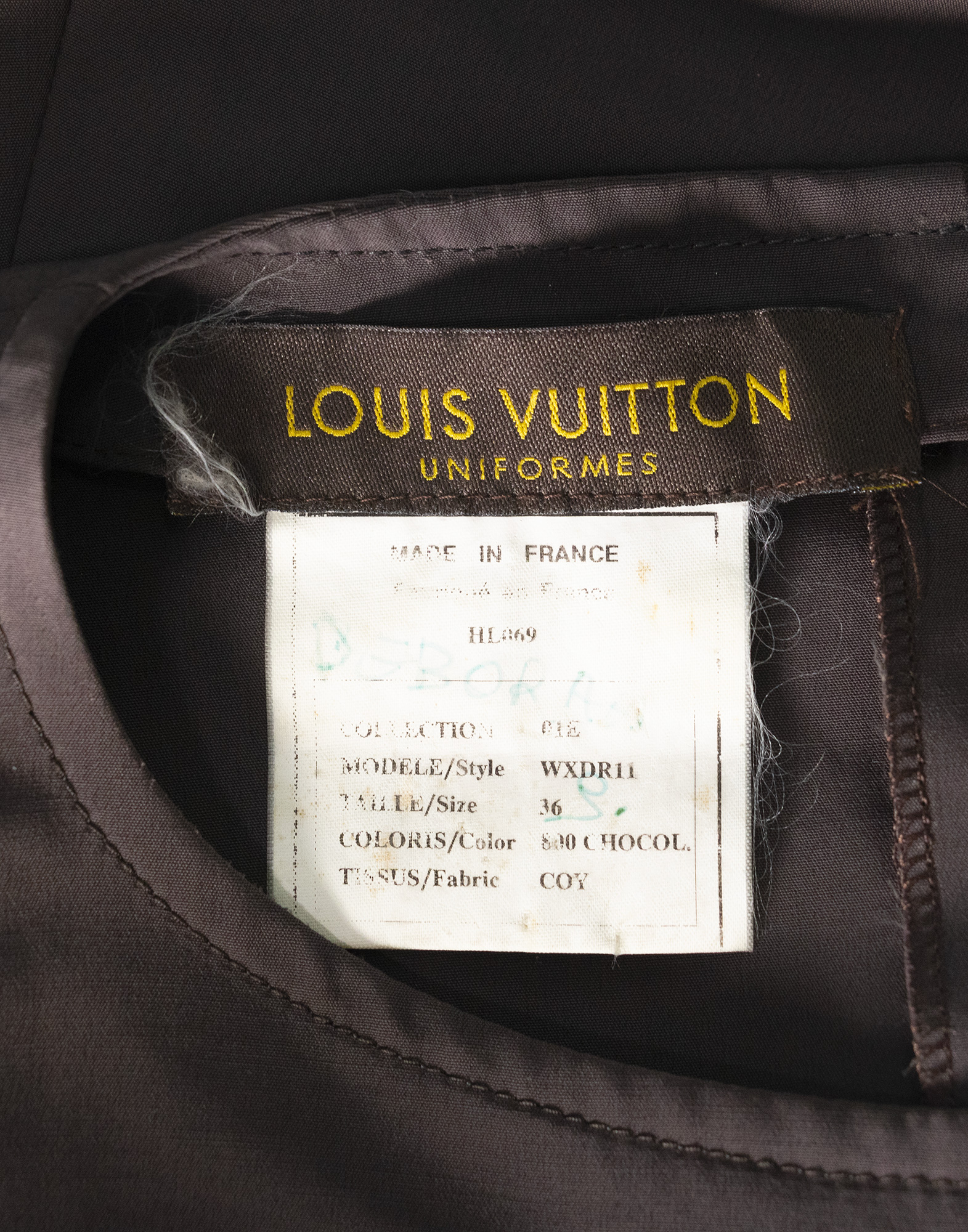 Louis Vuitton Uniformes - Brown sheath dress