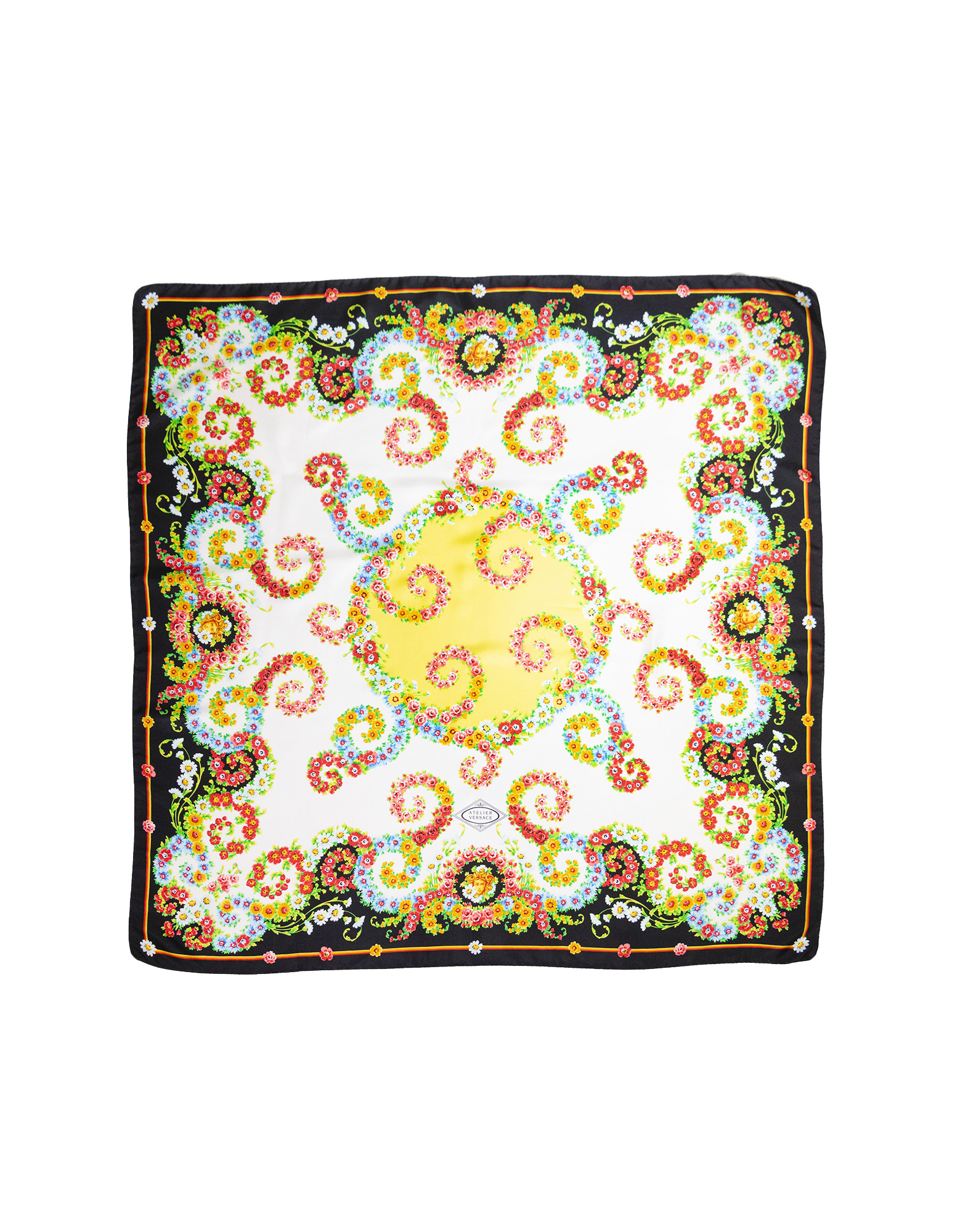 Versace - Floral pattern scarf