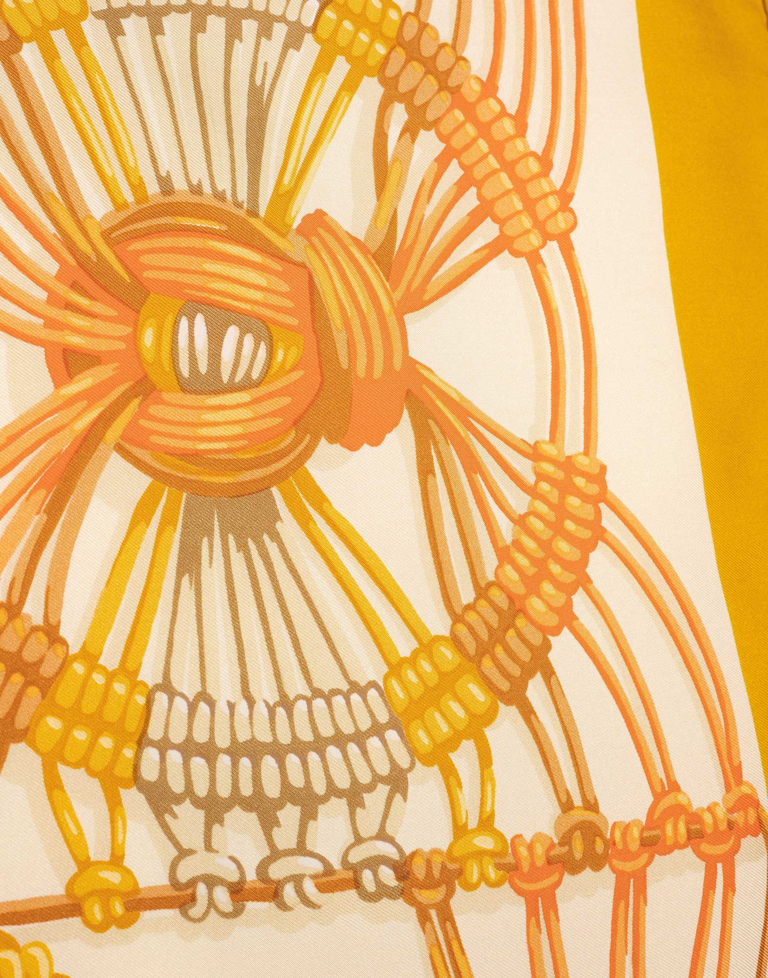 Hermes - 1980s 'Macrame' scarf - Image 6