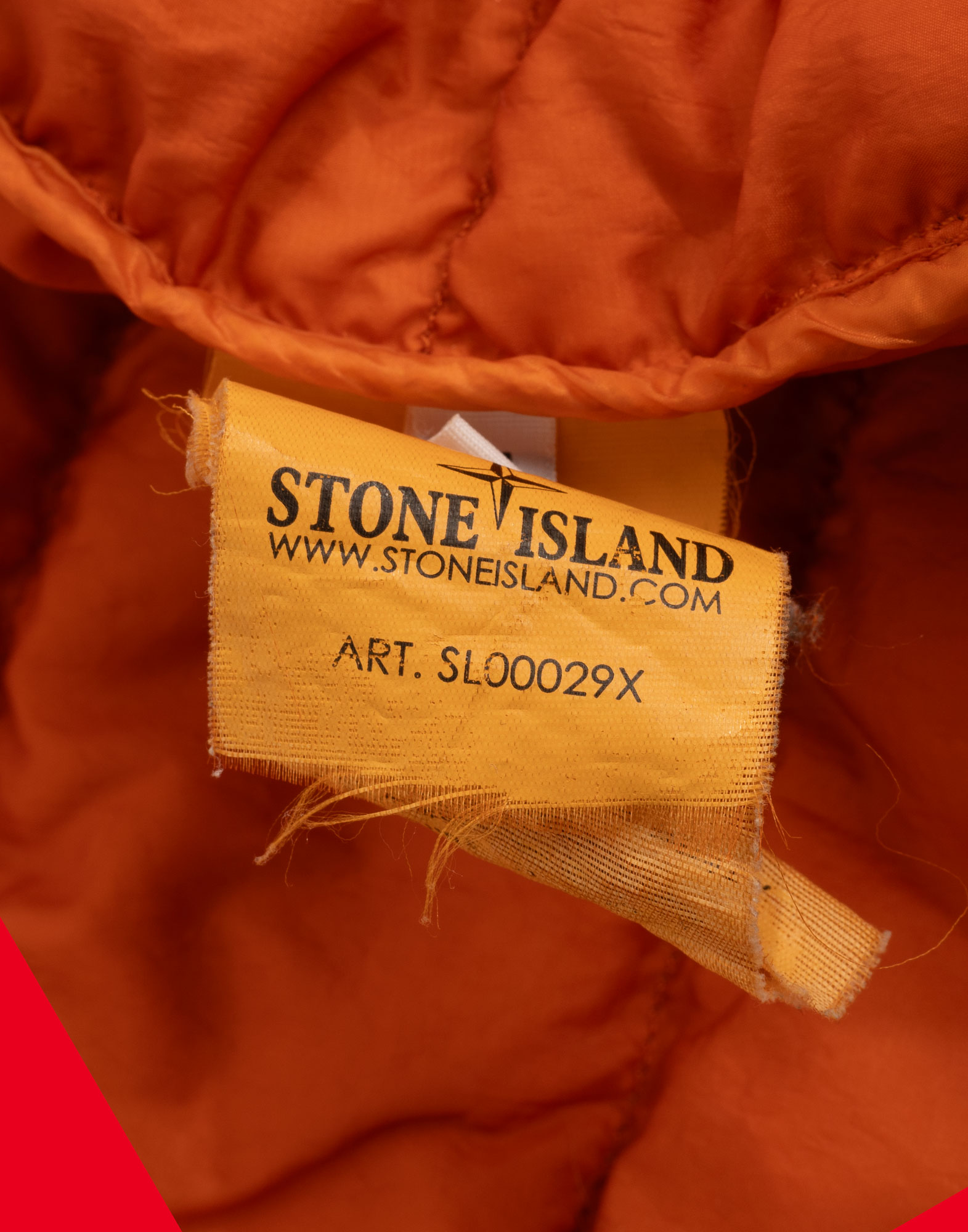 Stone Island - Piumino arancione anni '90 - immagine 3