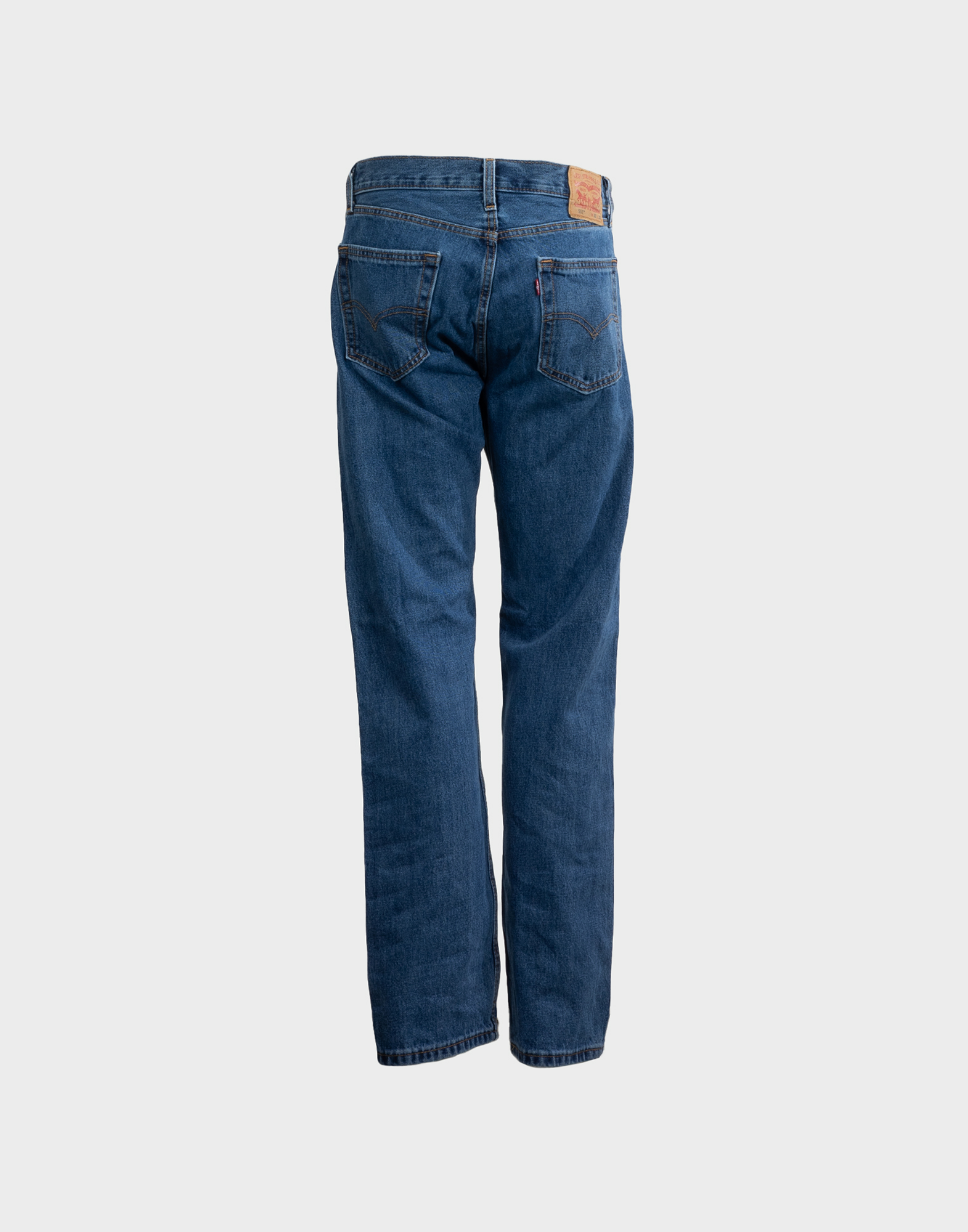 Levi's men's jeans pants blue color model 505, button closure