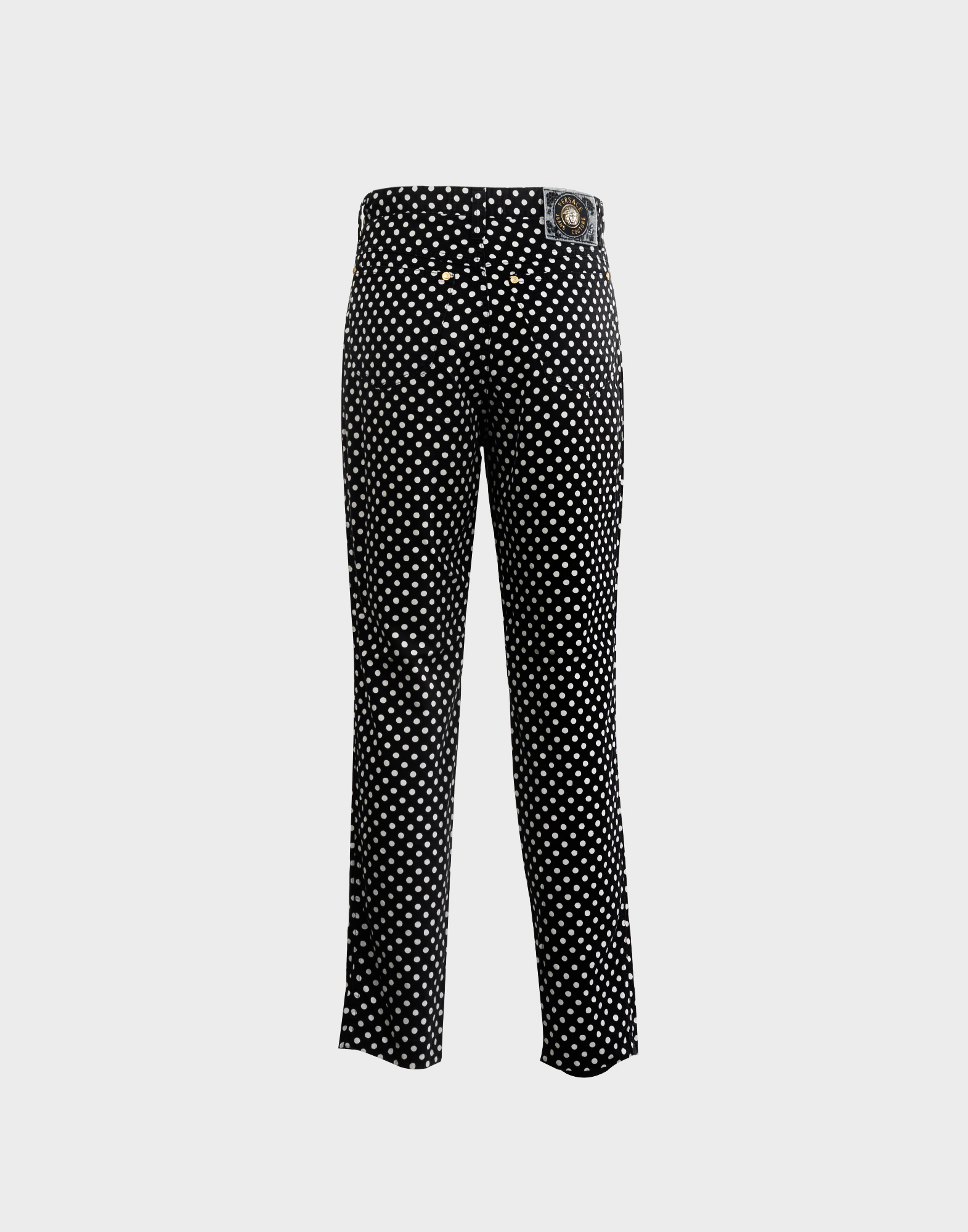 Versace Jeans Couture - 90s Polka Dot Trousers - Image 5