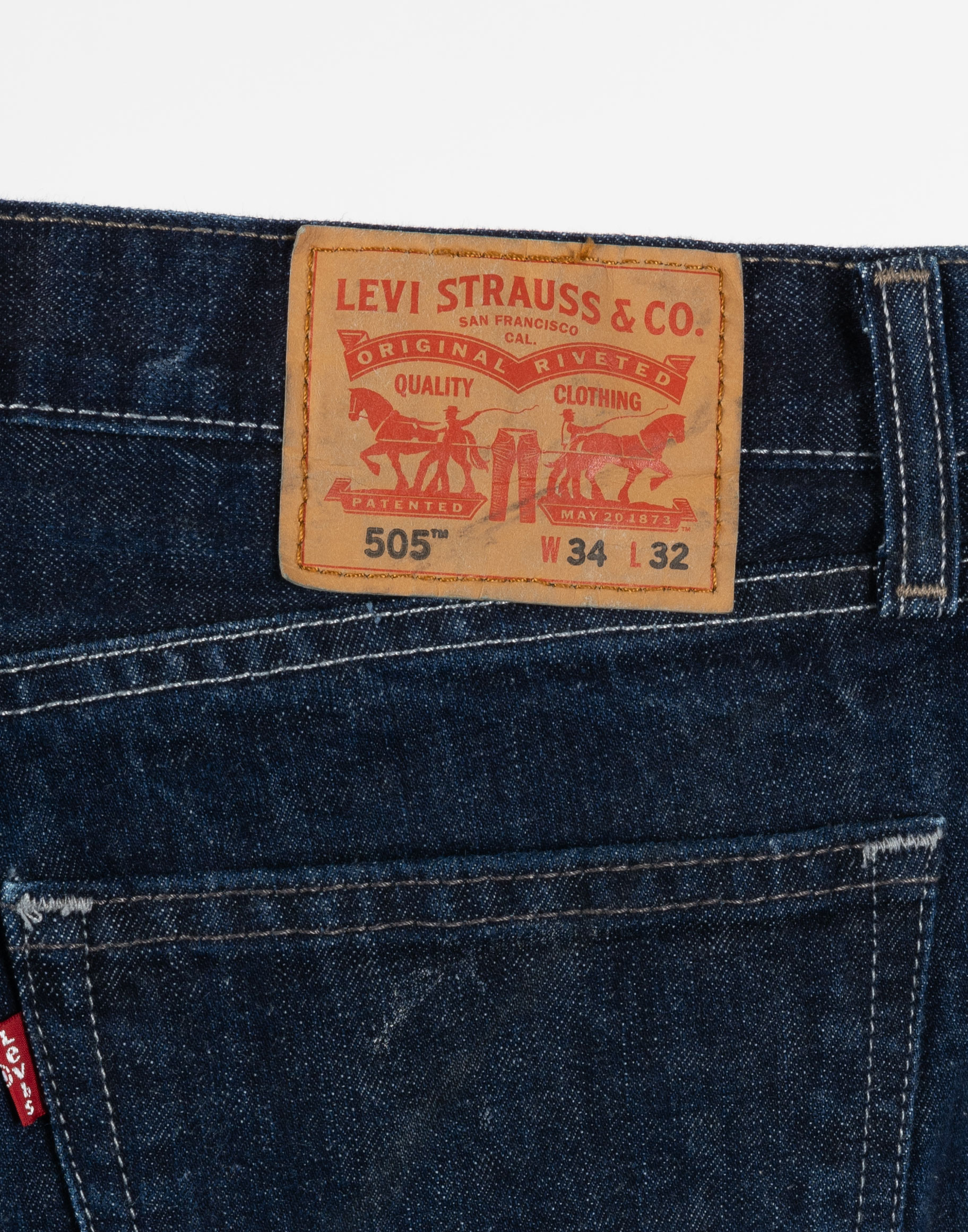 Levi's - Dark denim trousers model 505 - Image 3