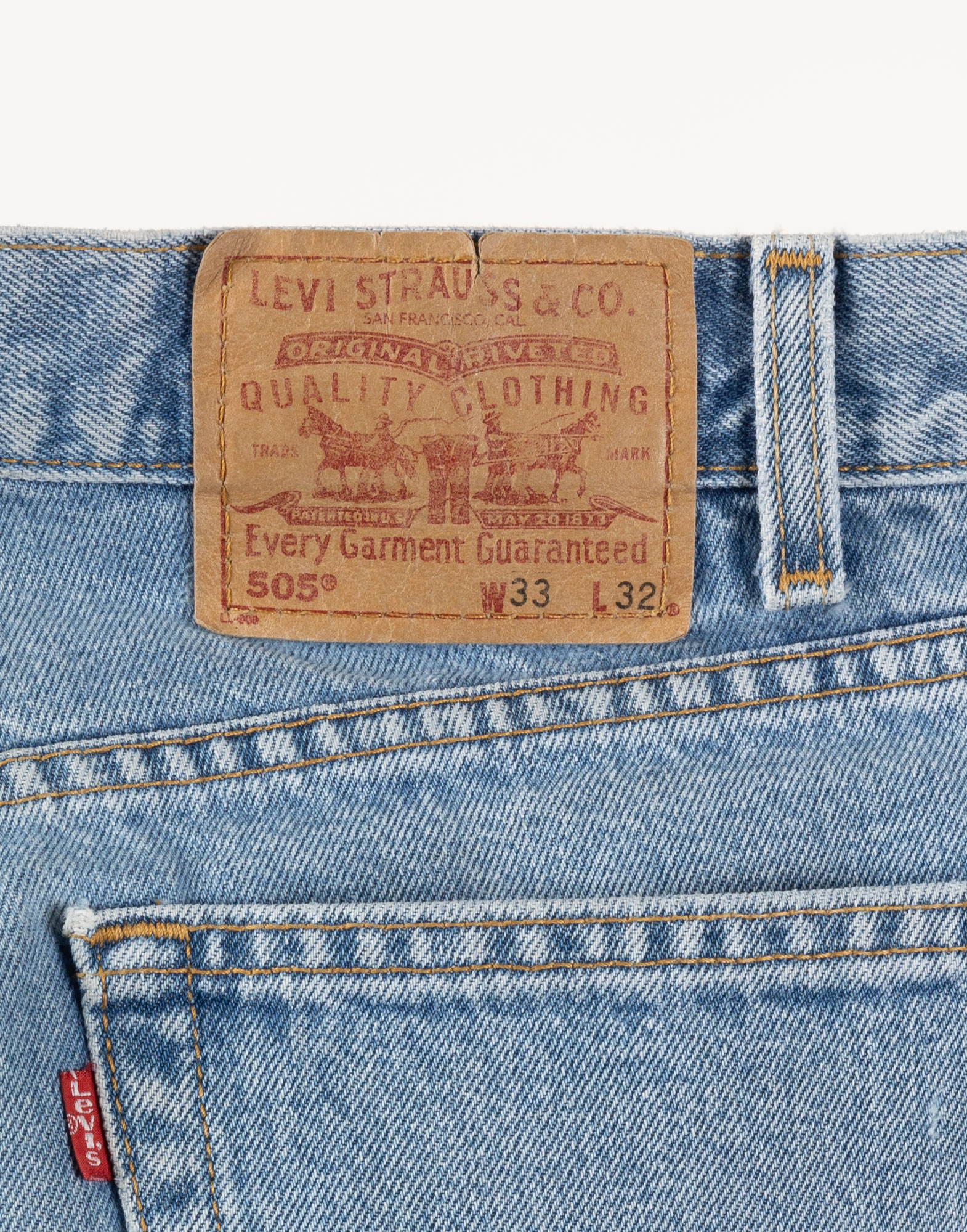 Levi's - Pantaloni in denim modello 505 - immagine 3