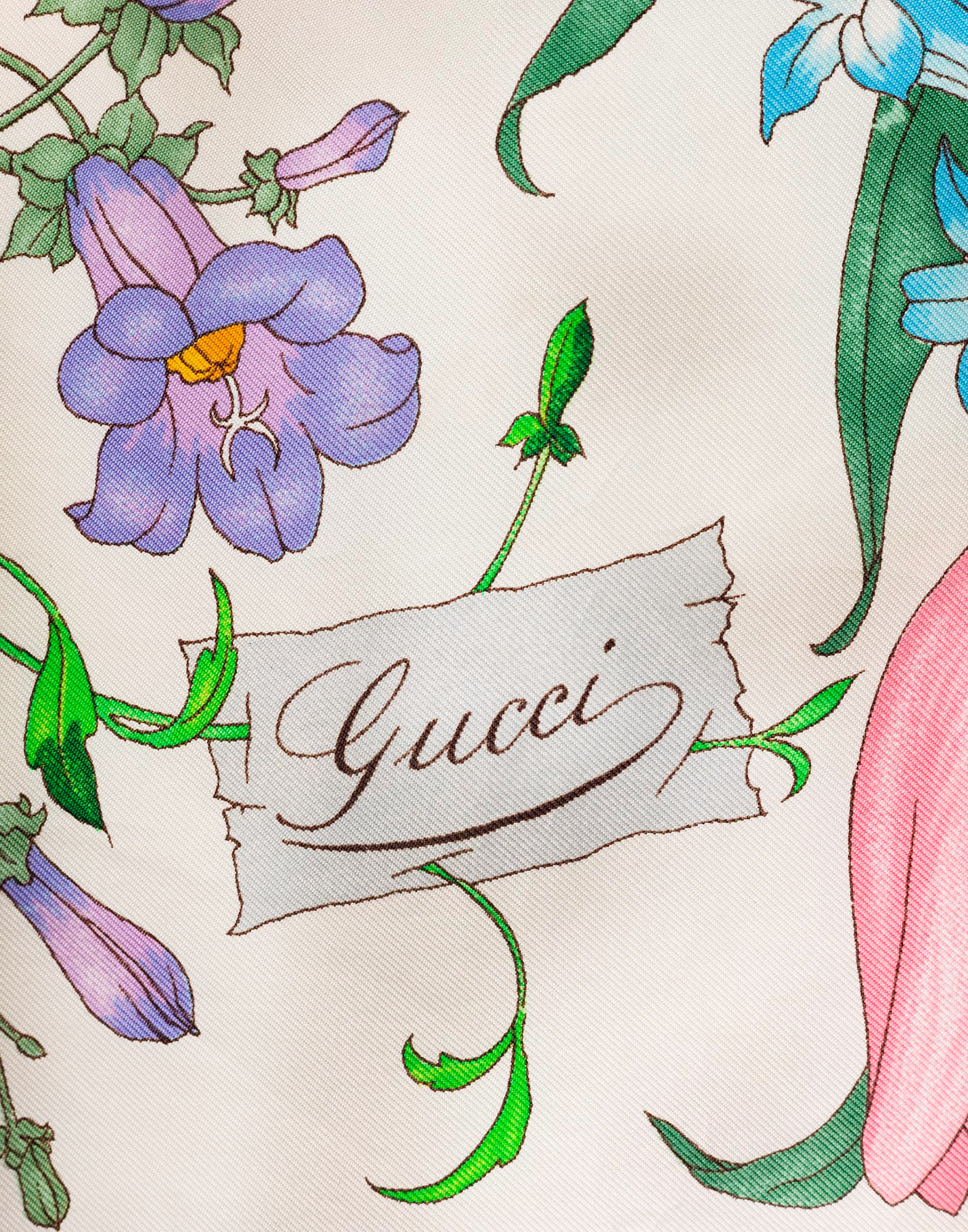 Gucci - Foulard 'Flora' anni '80 - immagine 4